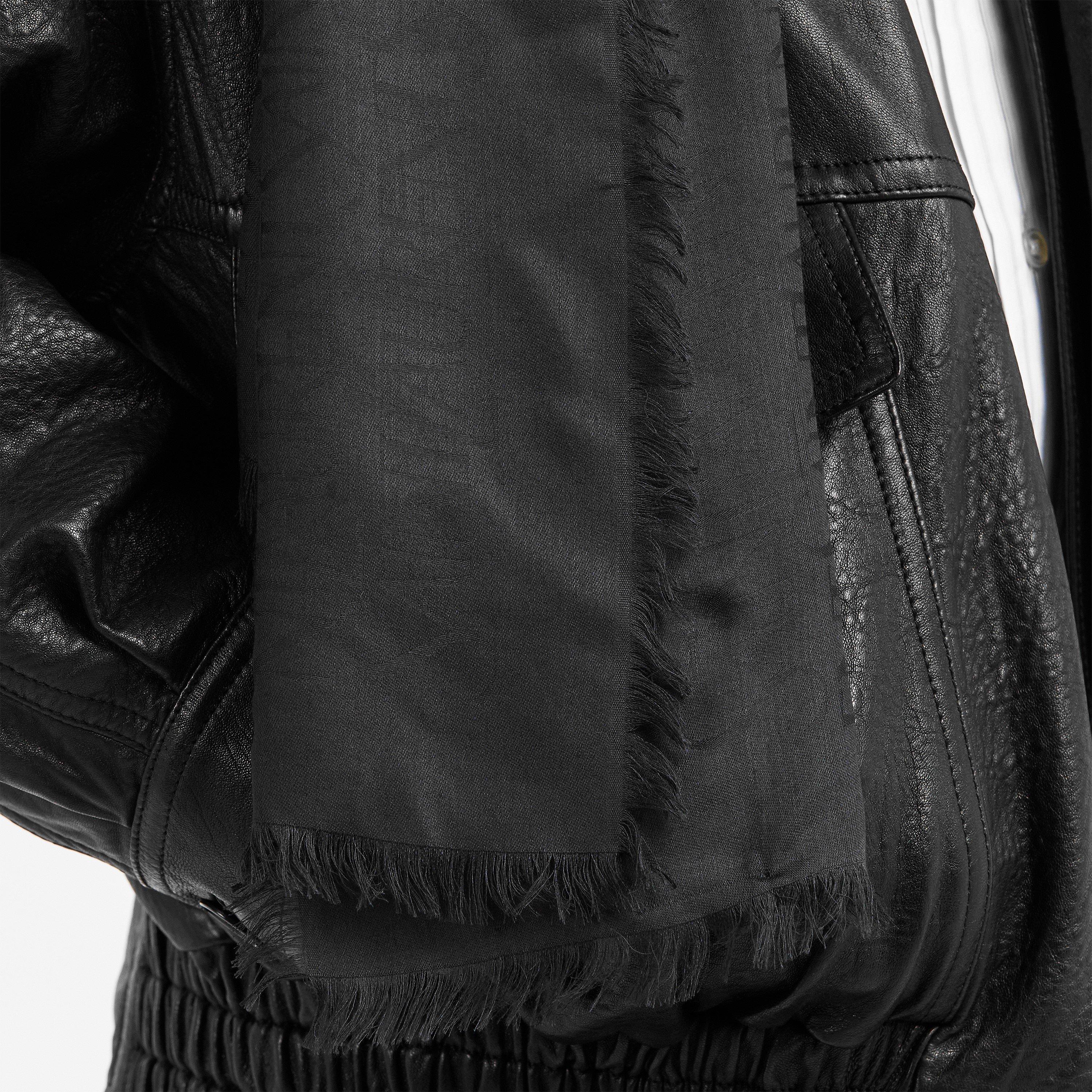 Black - Saint Laurent - Grand Carre Scarf - 2