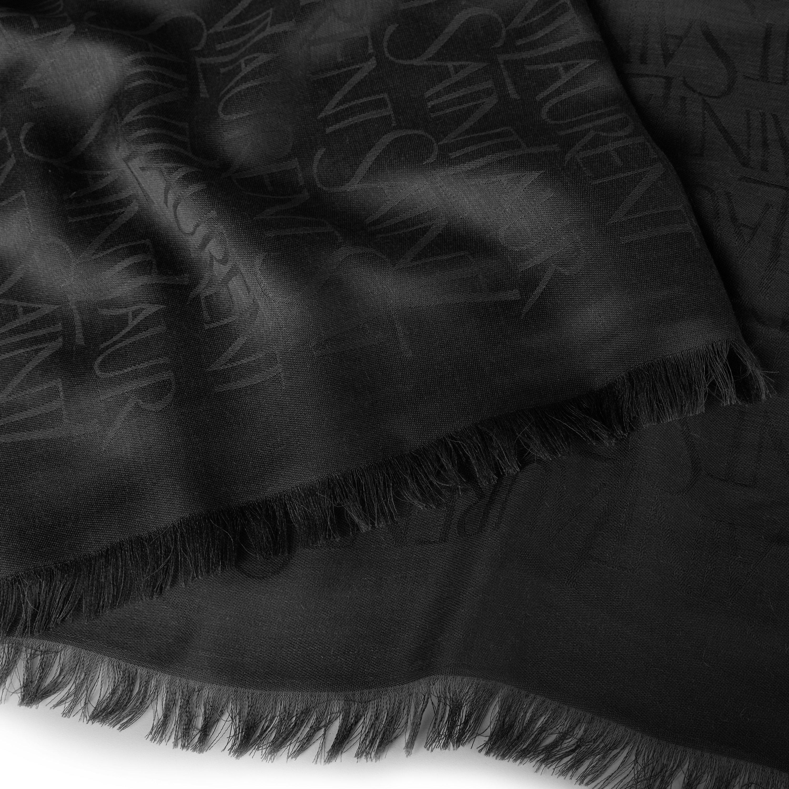 Black - Saint Laurent - Grand Carre Scarf - 3