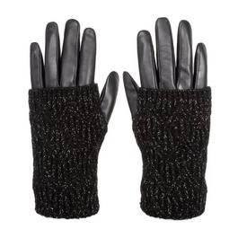 Biba Knitted Leather Gloves