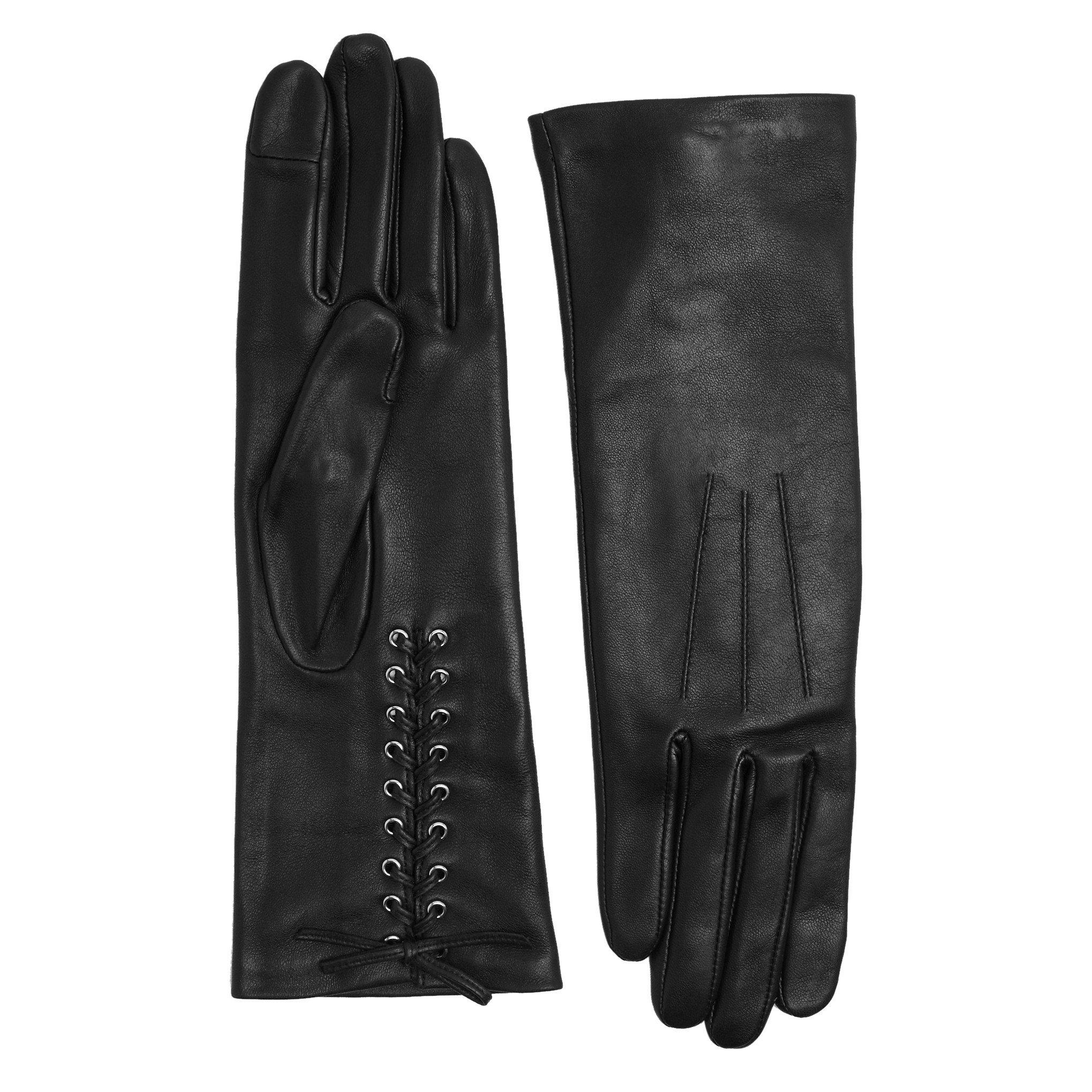 BLACK - Agnelle - KLARA LEATHER BRAIDED SIDE GLO