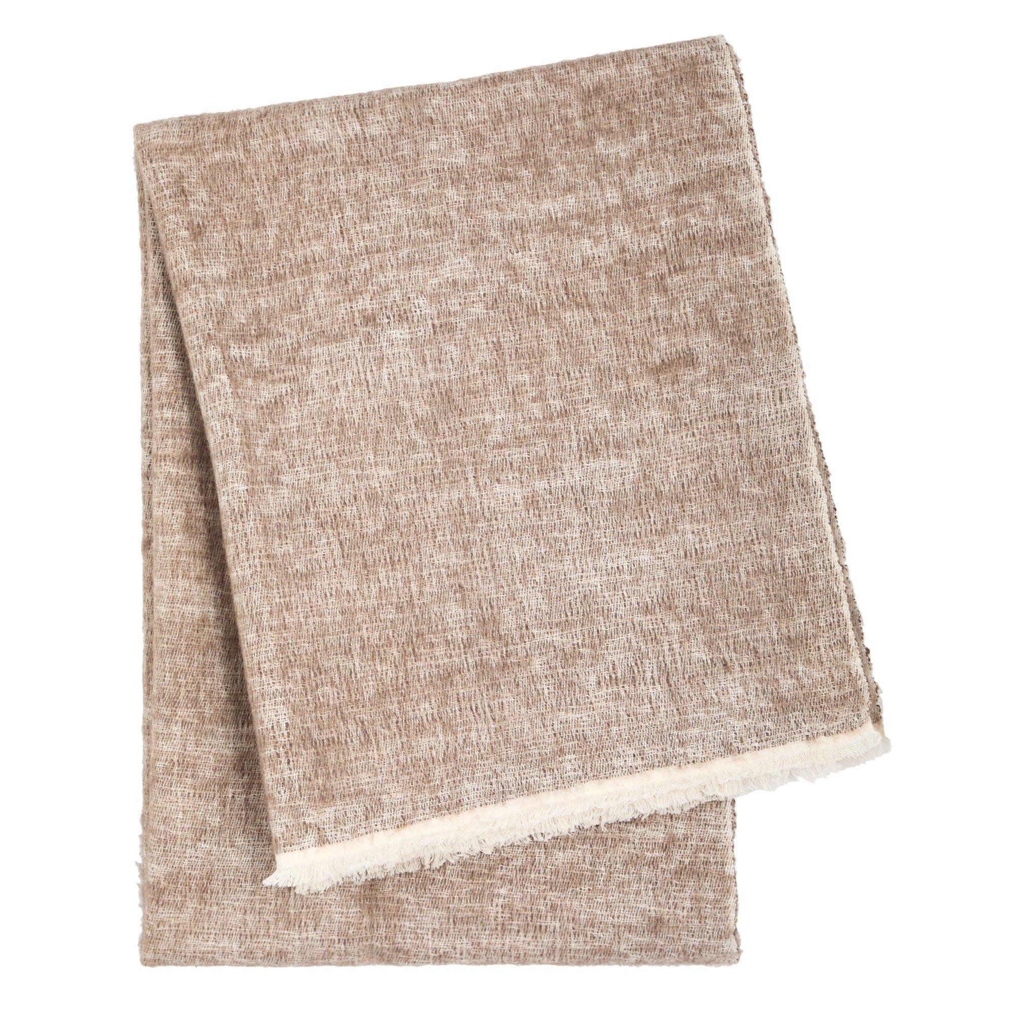 WHITE AND GREY - Denis Colomb - HOKKAIDO MELANGE STOLE
