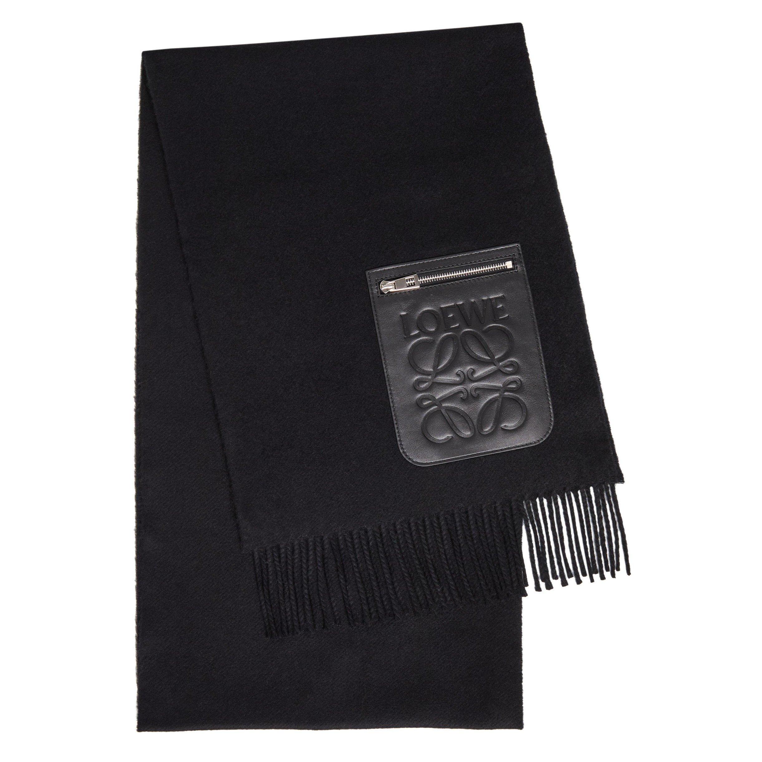 BLACK - Loewe - LOEWE 28X180 SCARF BLACK