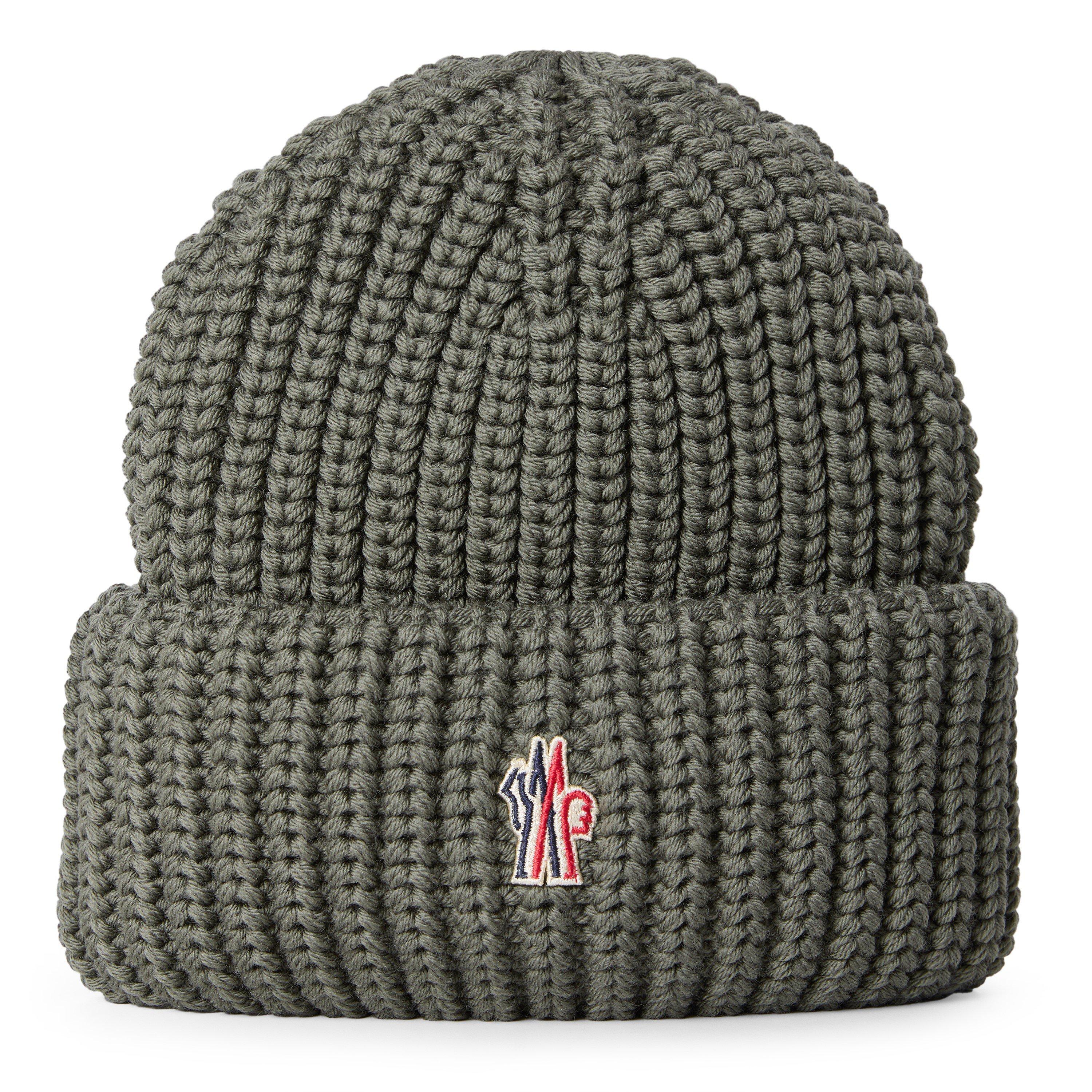 KHAKI - Moncler Grenoble - MG CP RIBBED BEANIIE - 1