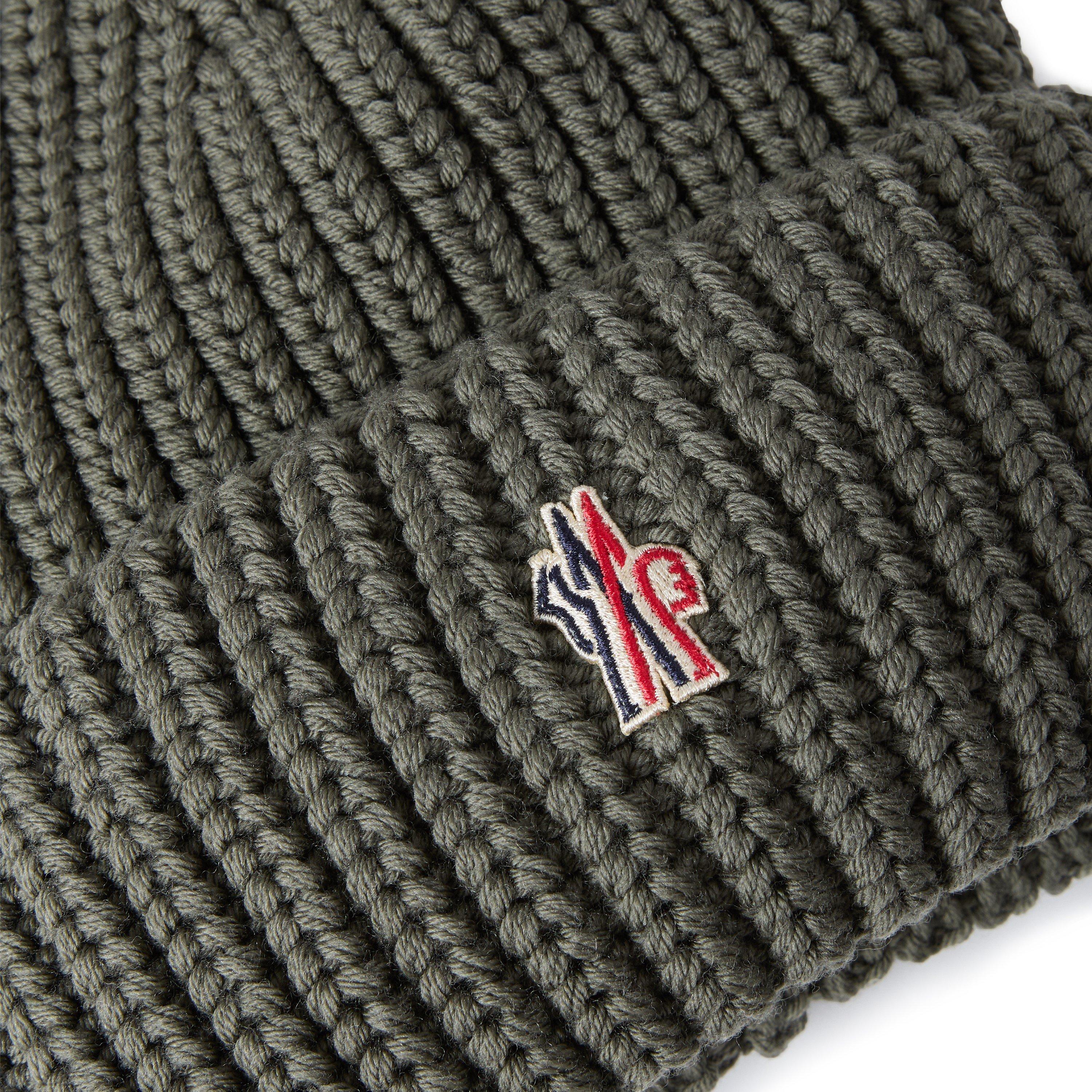 KHAKI - Moncler Grenoble - MG CP RIBBED BEANIIE - 3