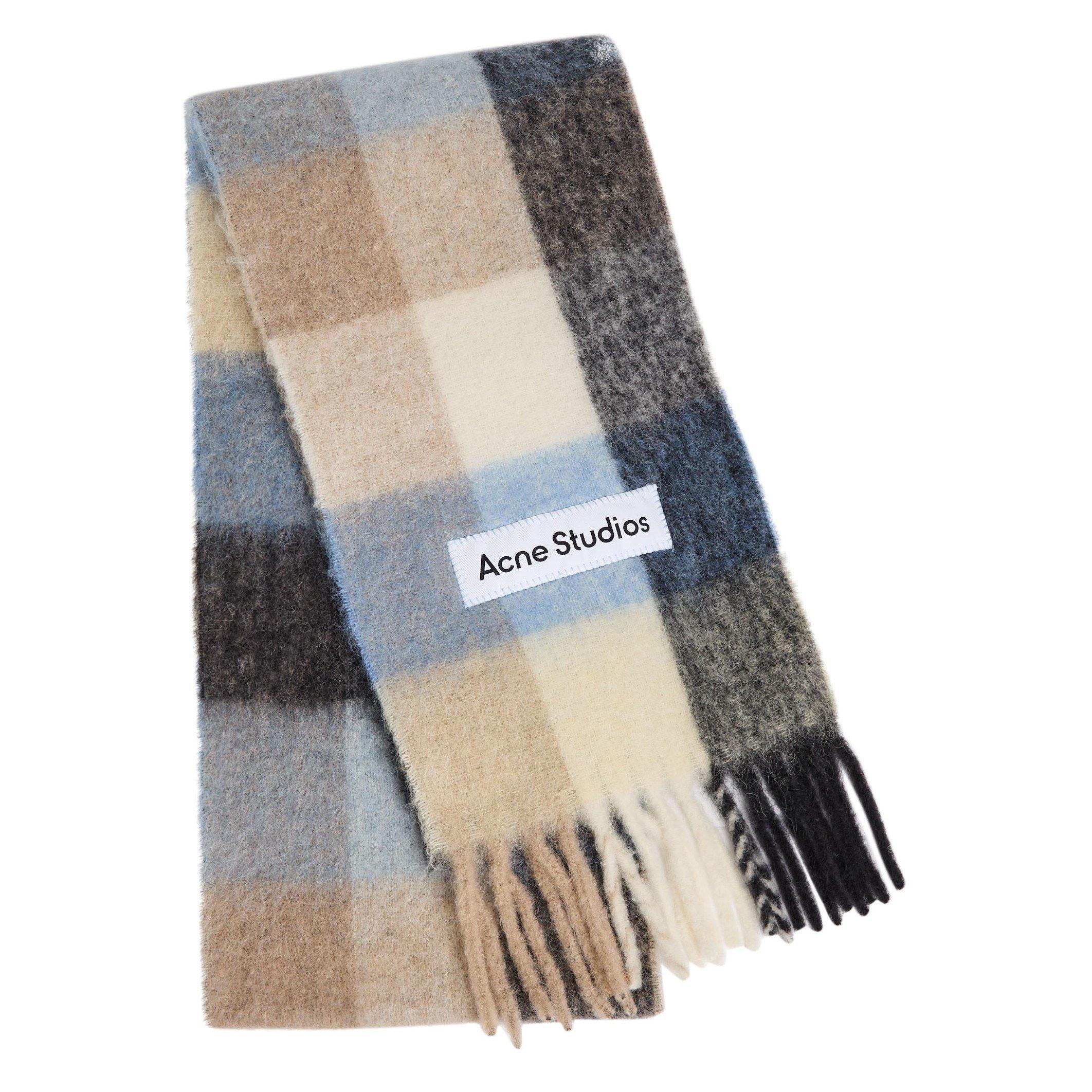 Women's Vally Check Wool Scarf