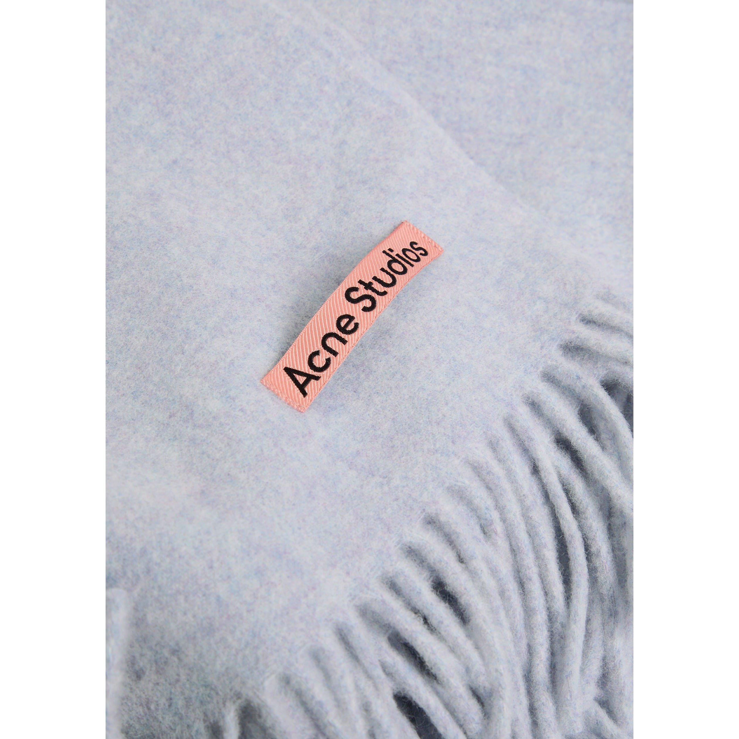 LIGHT BLUE - Acne Studios - Women's Canada Wool Midweight Scarf - 3