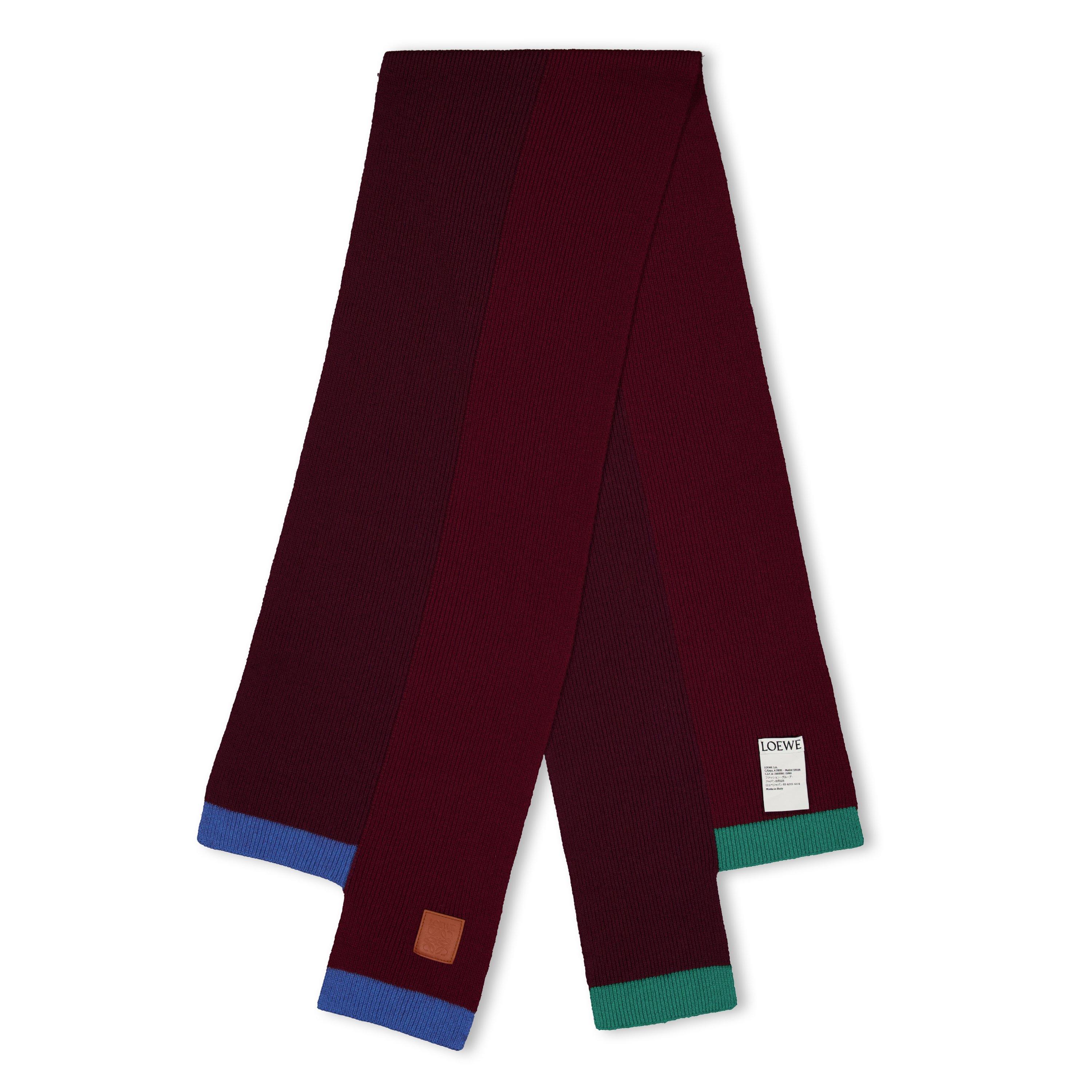 RED AND OTHER - Loewe - 30X182 ASYMMETRIC SCARF - 1