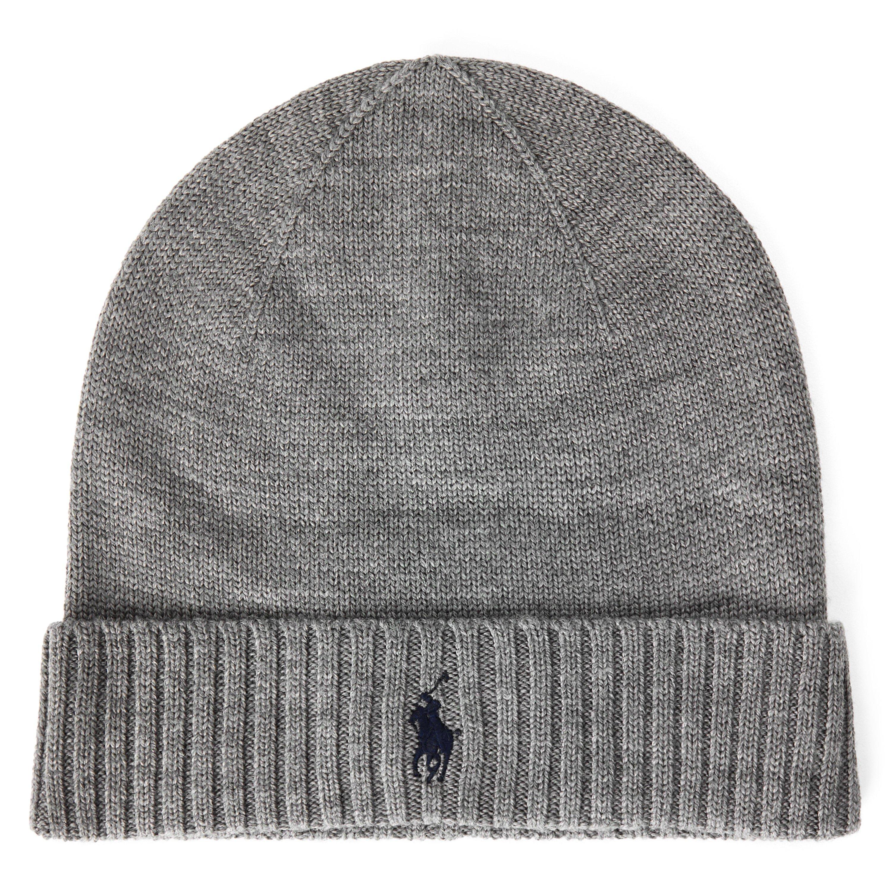 GREY - Polo Ralph Lauren - PRL BEANIE FO CLD WTHR - 1