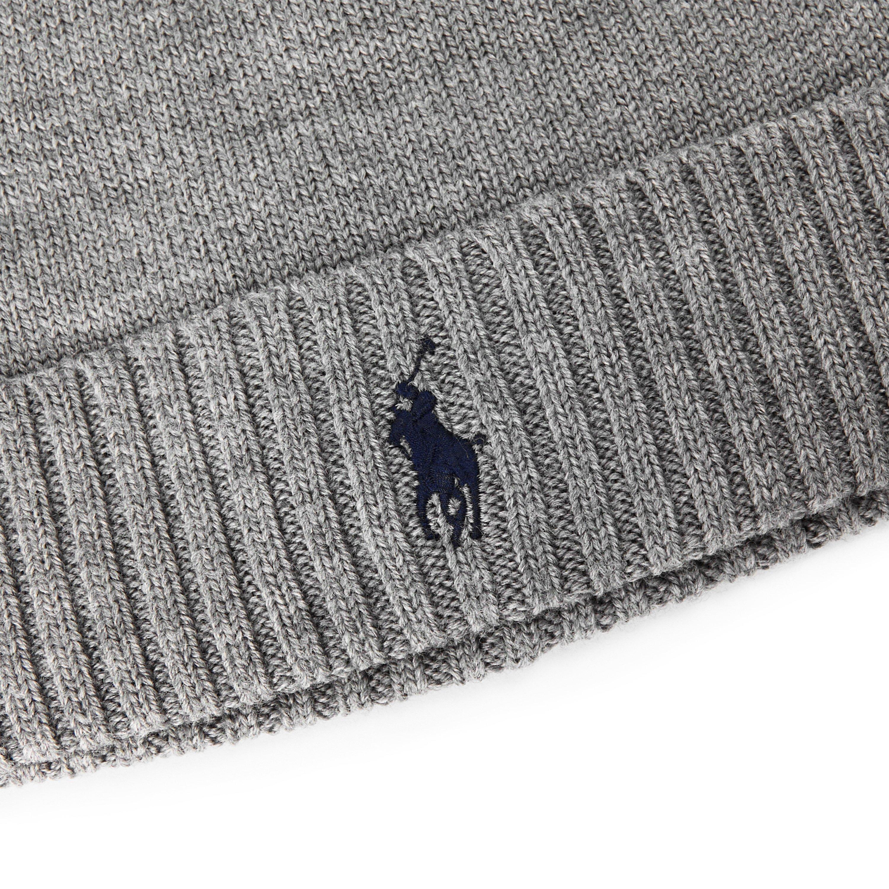 GREY - Polo Ralph Lauren - PRL BEANIE FO CLD WTHR - 3