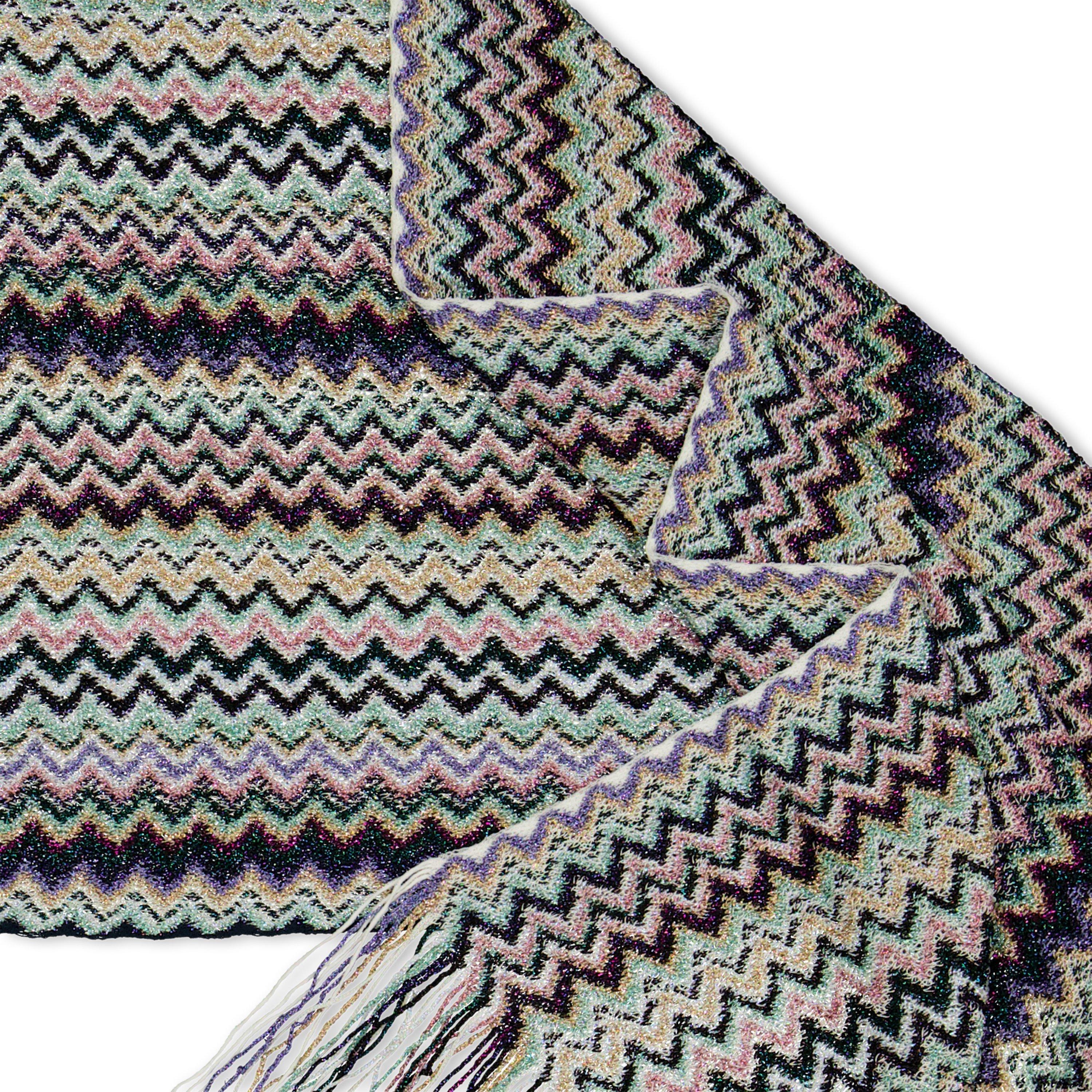 BLUE AND OTHER - Missoni - ZIGZAG LUREX 45x200 SCARF - 2
