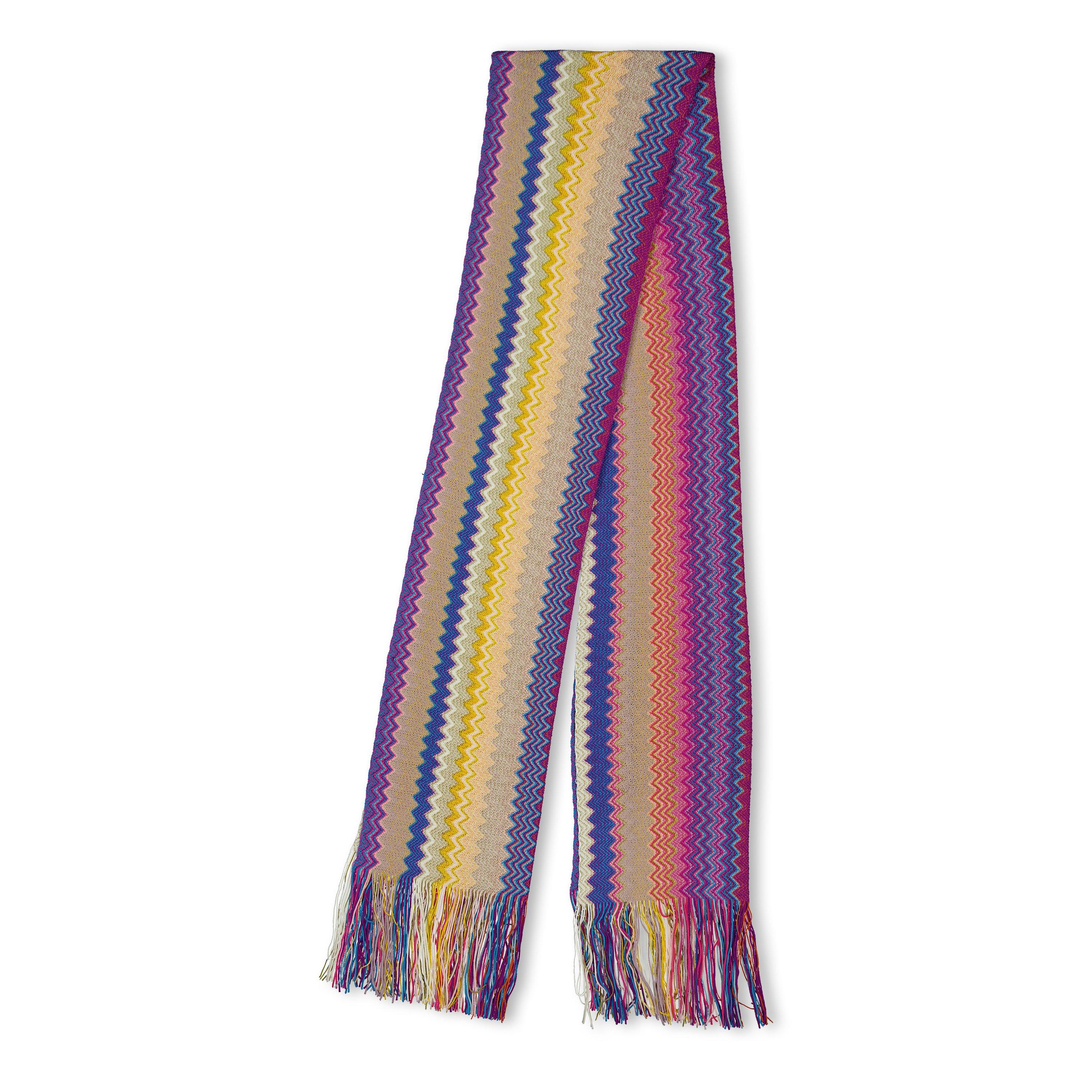 PURPLE AND OTHE - Missoni - ZIGZAG WOOL 45x200 SCARF - 1