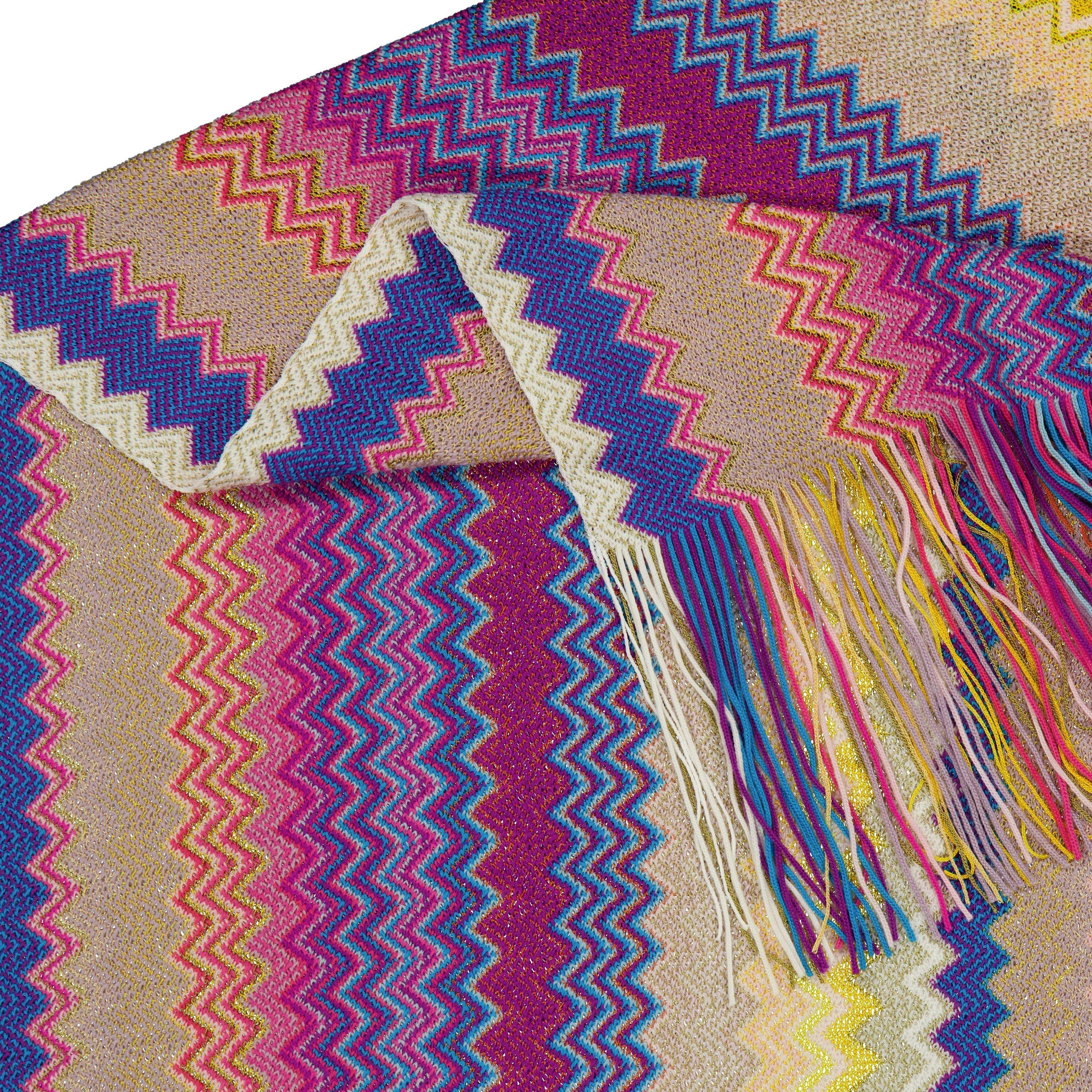 PURPLE AND OTHE - Missoni - ZIGZAG WOOL 45x200 SCARF - 2