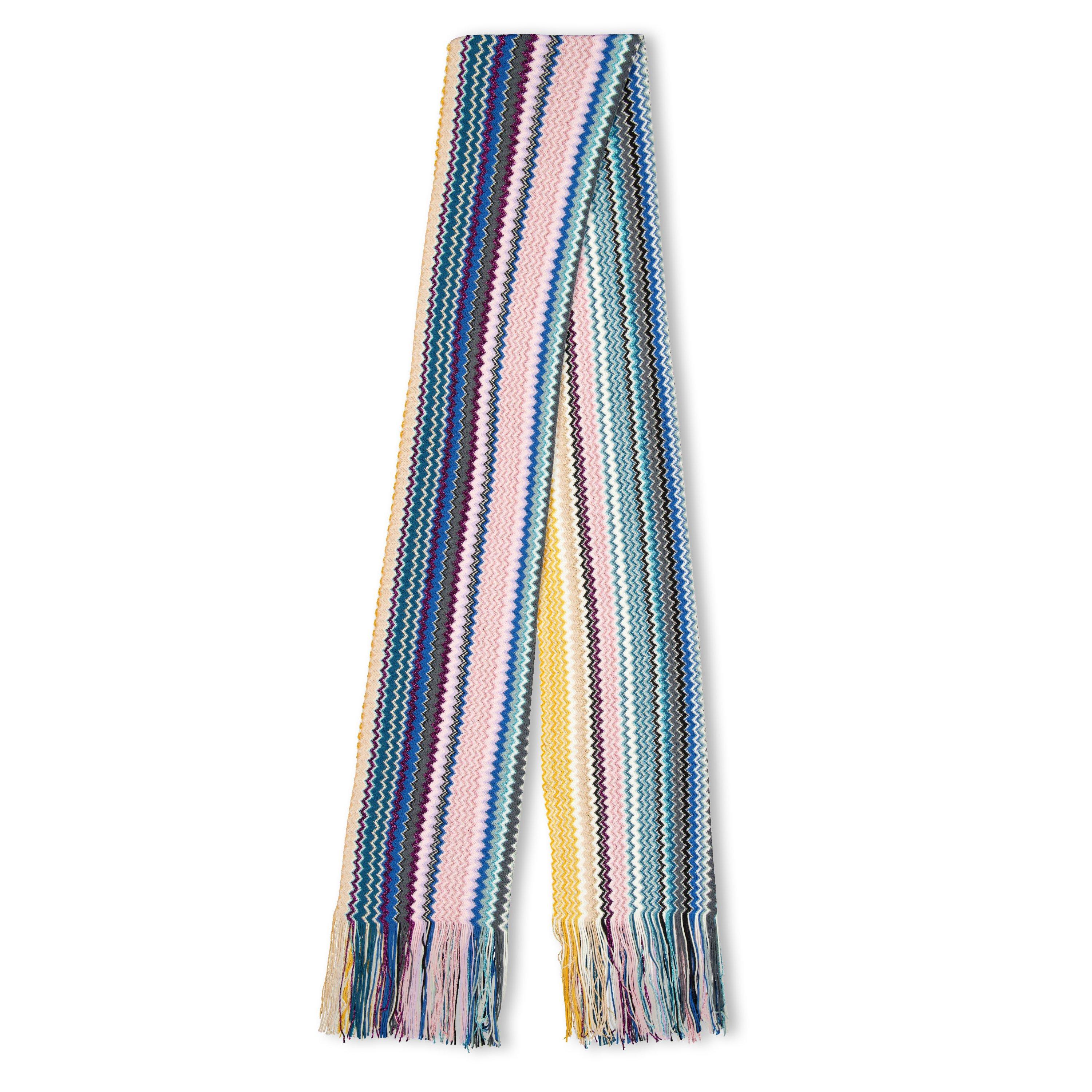 BLUE AND OTHER - Missoni - ZIGZAG WOOL 45x200 SCARF - 1