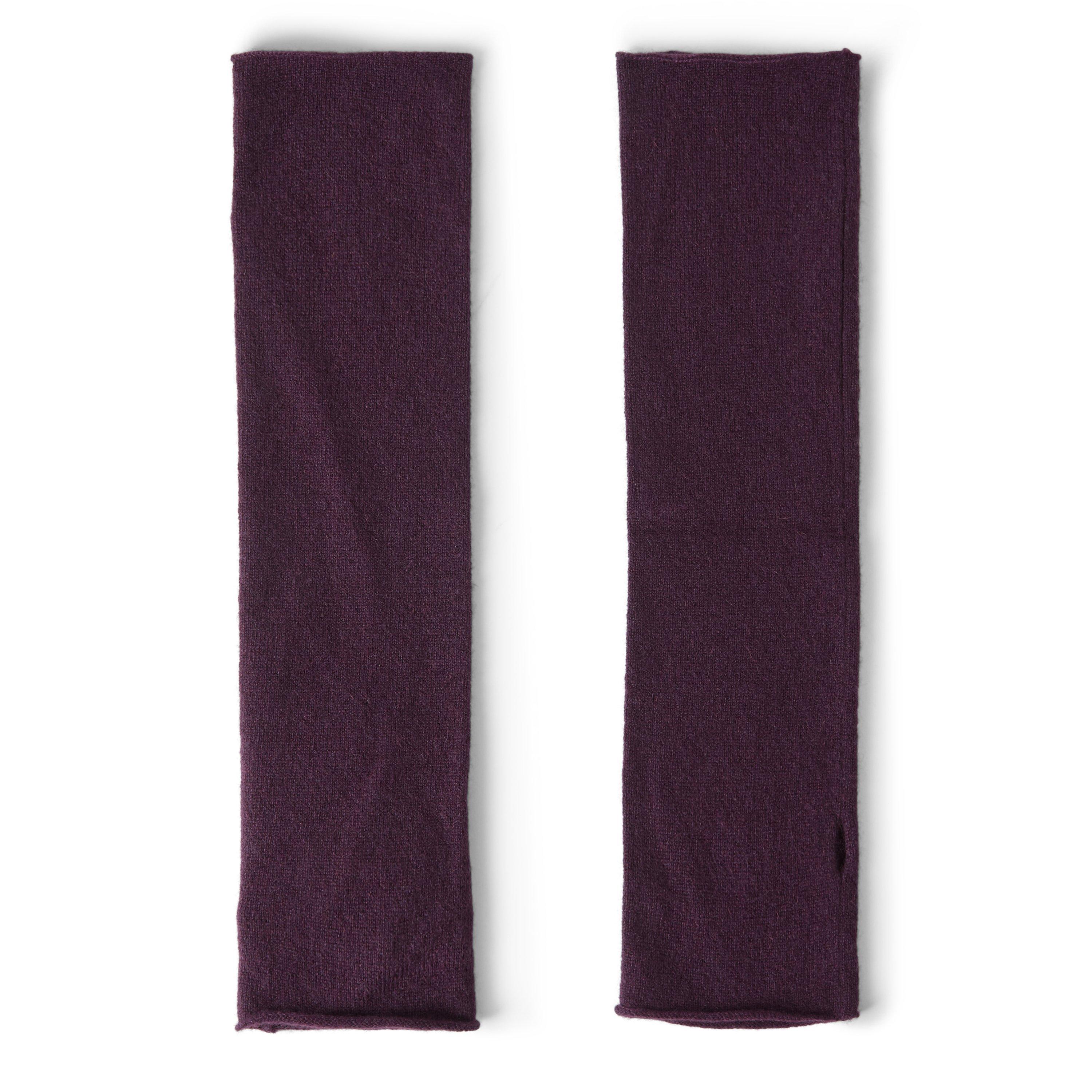 BURGUNDY - Lisa Yang - Arm warmers with Thumb Ho - 1