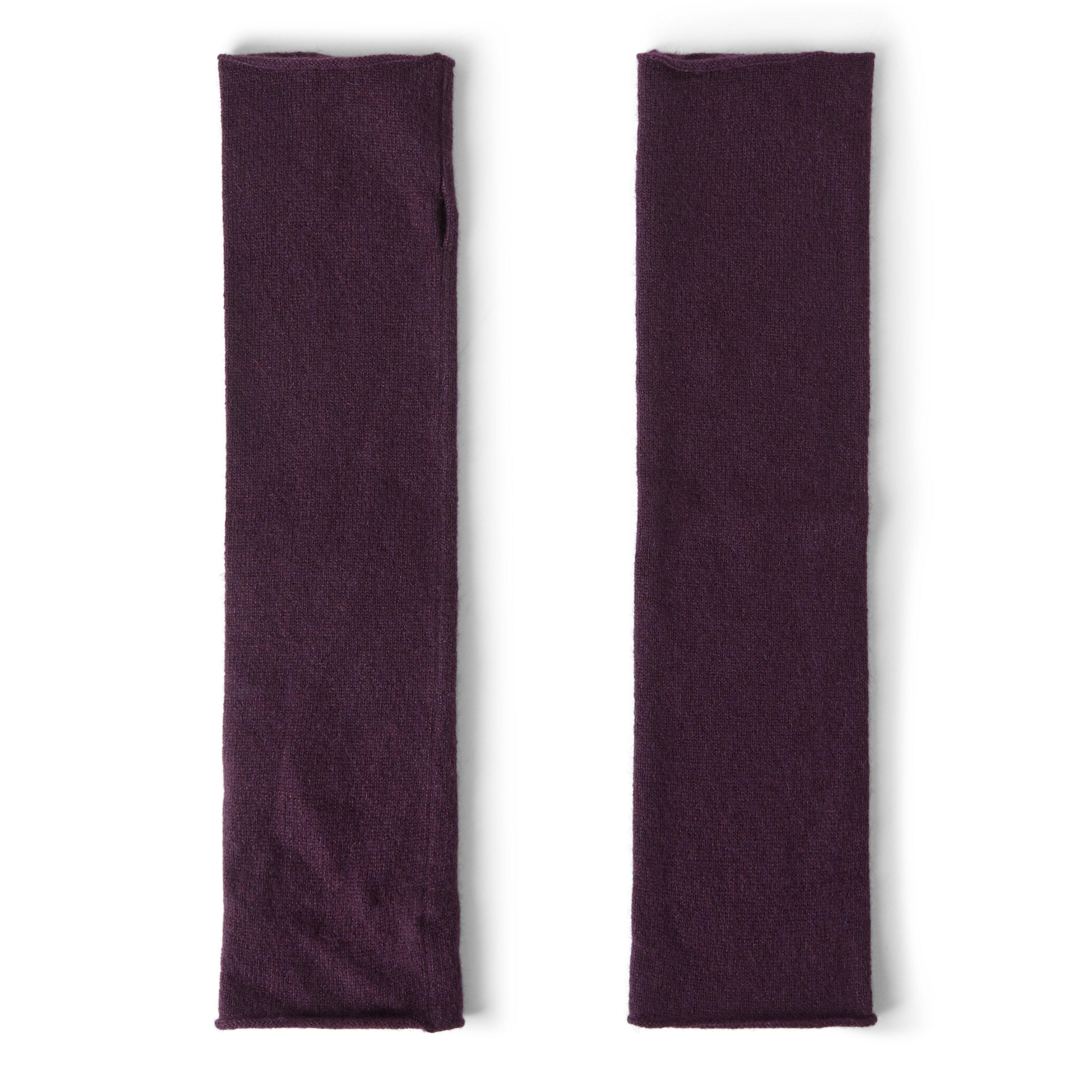BURGUNDY - Lisa Yang - Arm warmers with Thumb Ho - 2