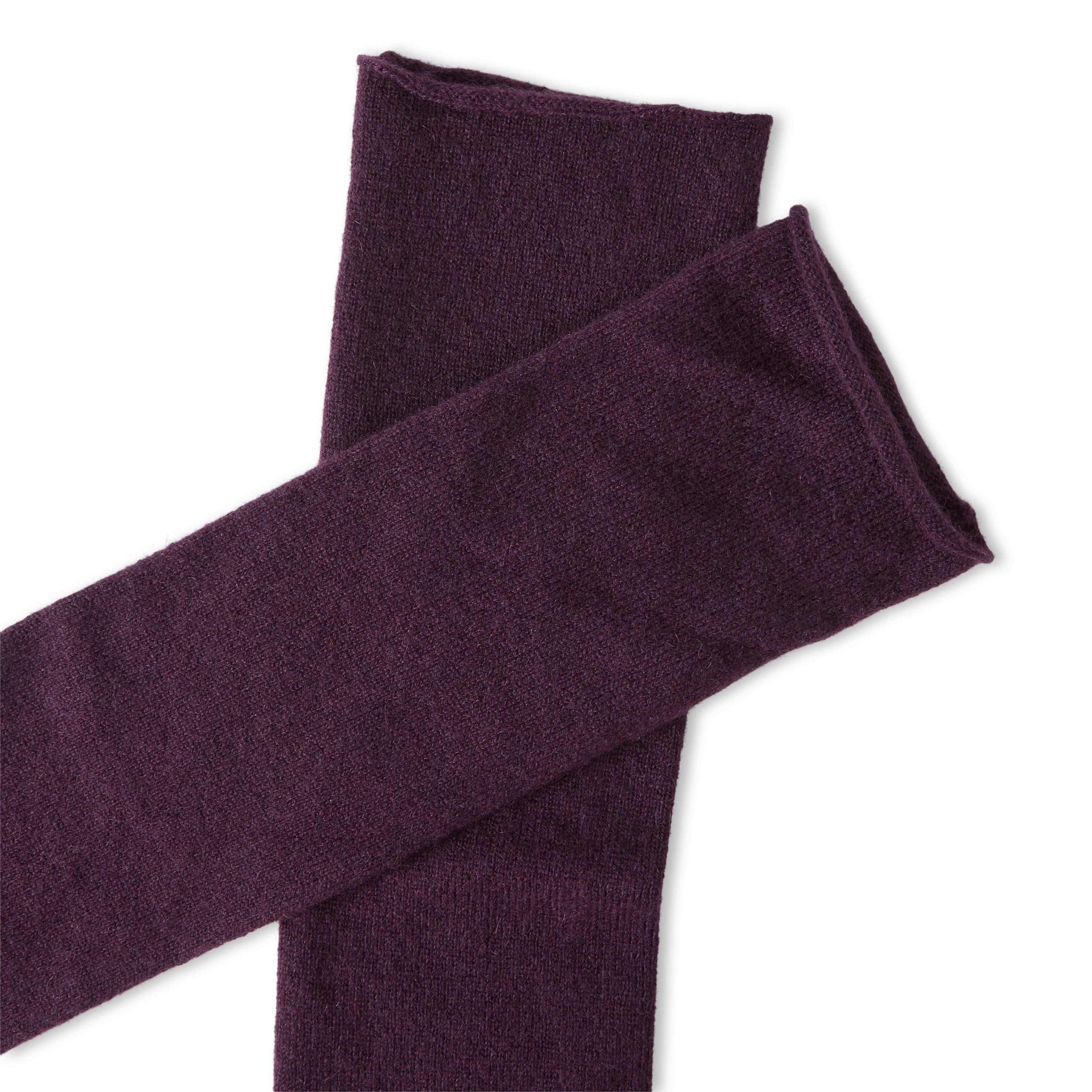 BURGUNDY - Lisa Yang - Arm warmers with Thumb Ho - 3