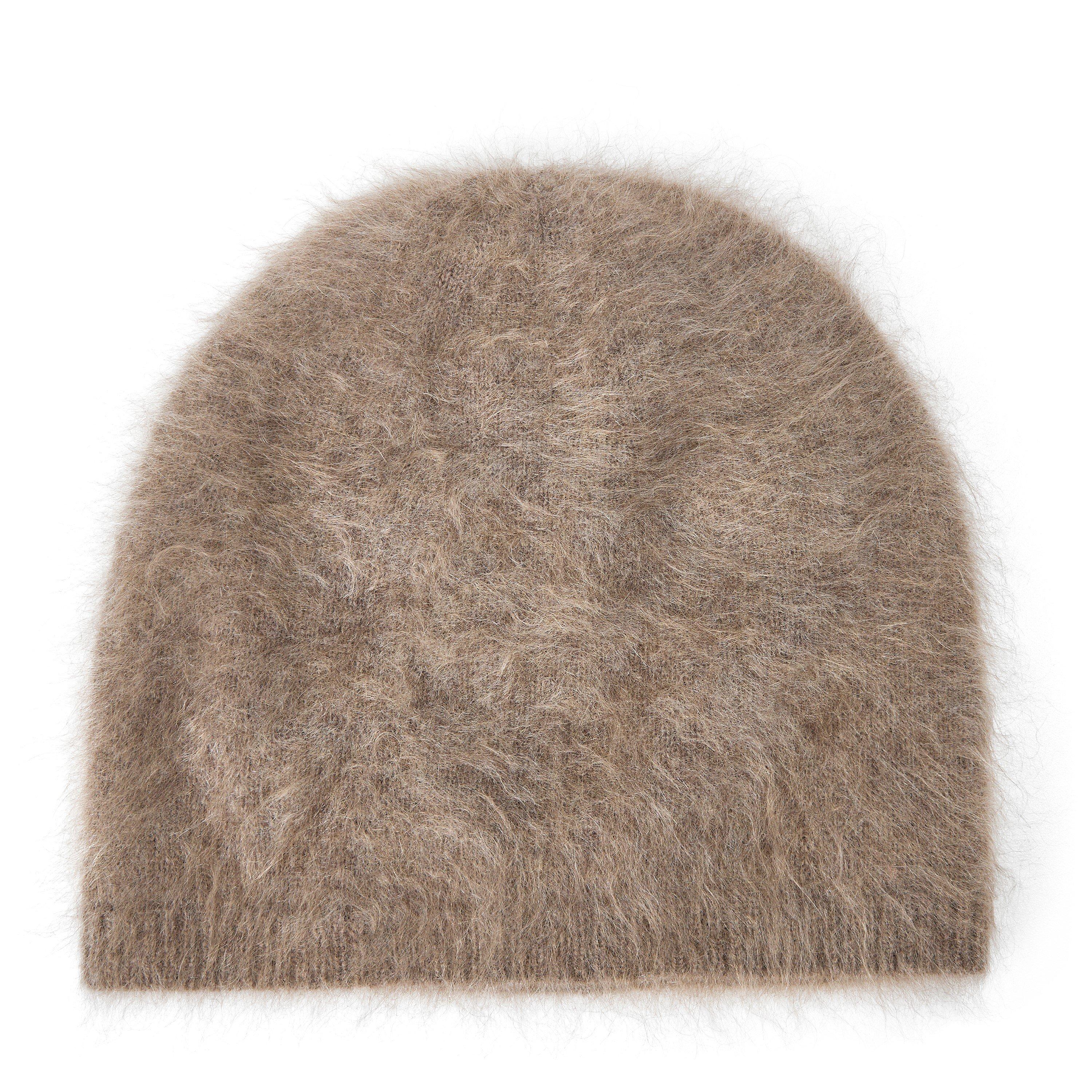 TAUPE - Lisa Yang - Beanie Regular Fit Brushe - 1