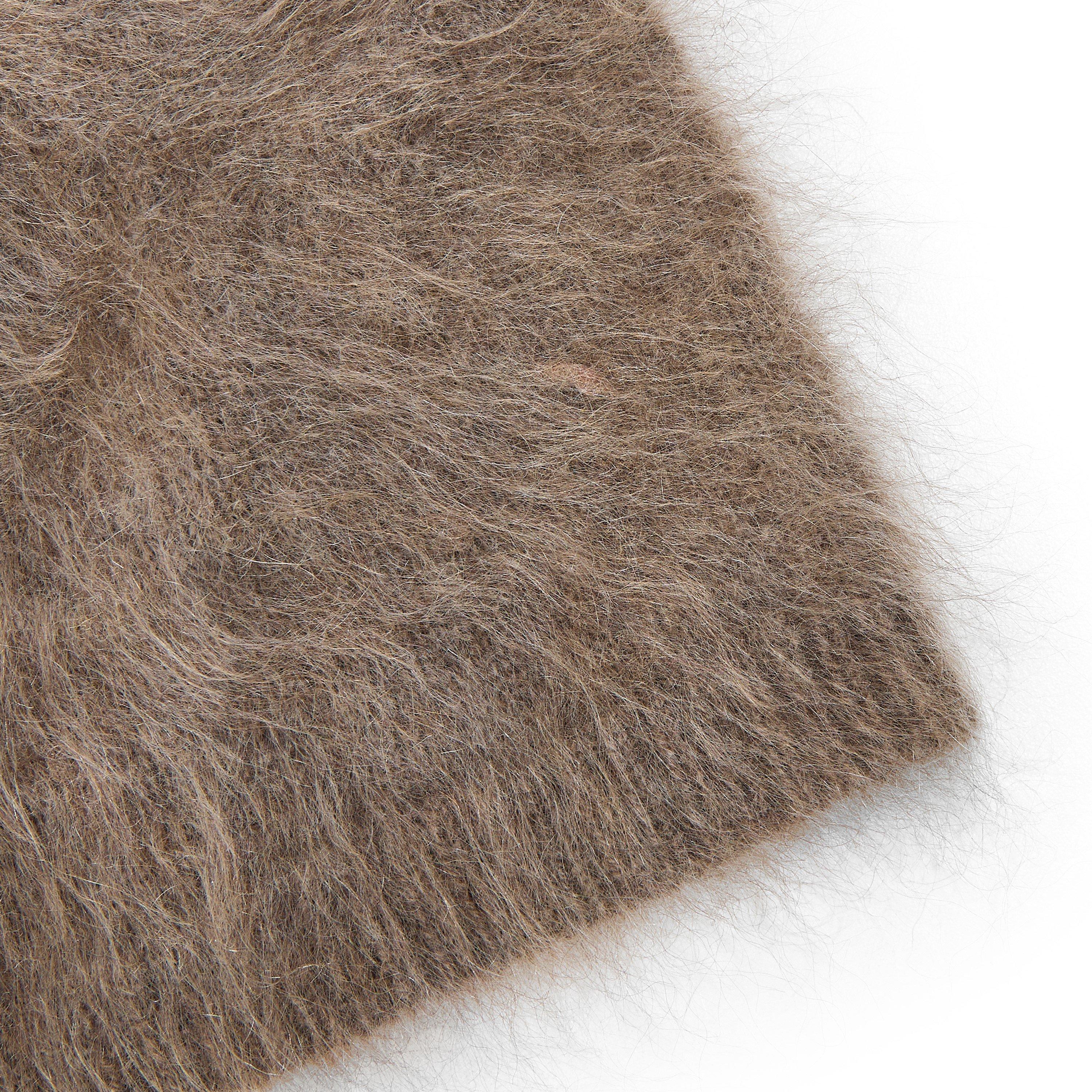 TAUPE - Lisa Yang - Beanie Regular Fit Brushe - 3