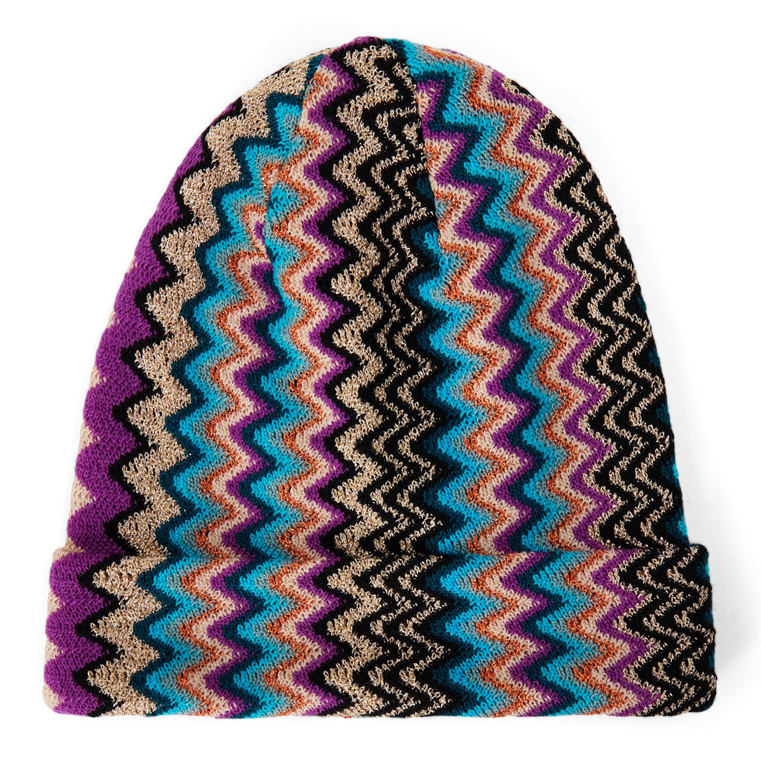 PURPLE AND OTHE - Missoni - ZIGZAG WOOL VERTICAL BEAN - 1