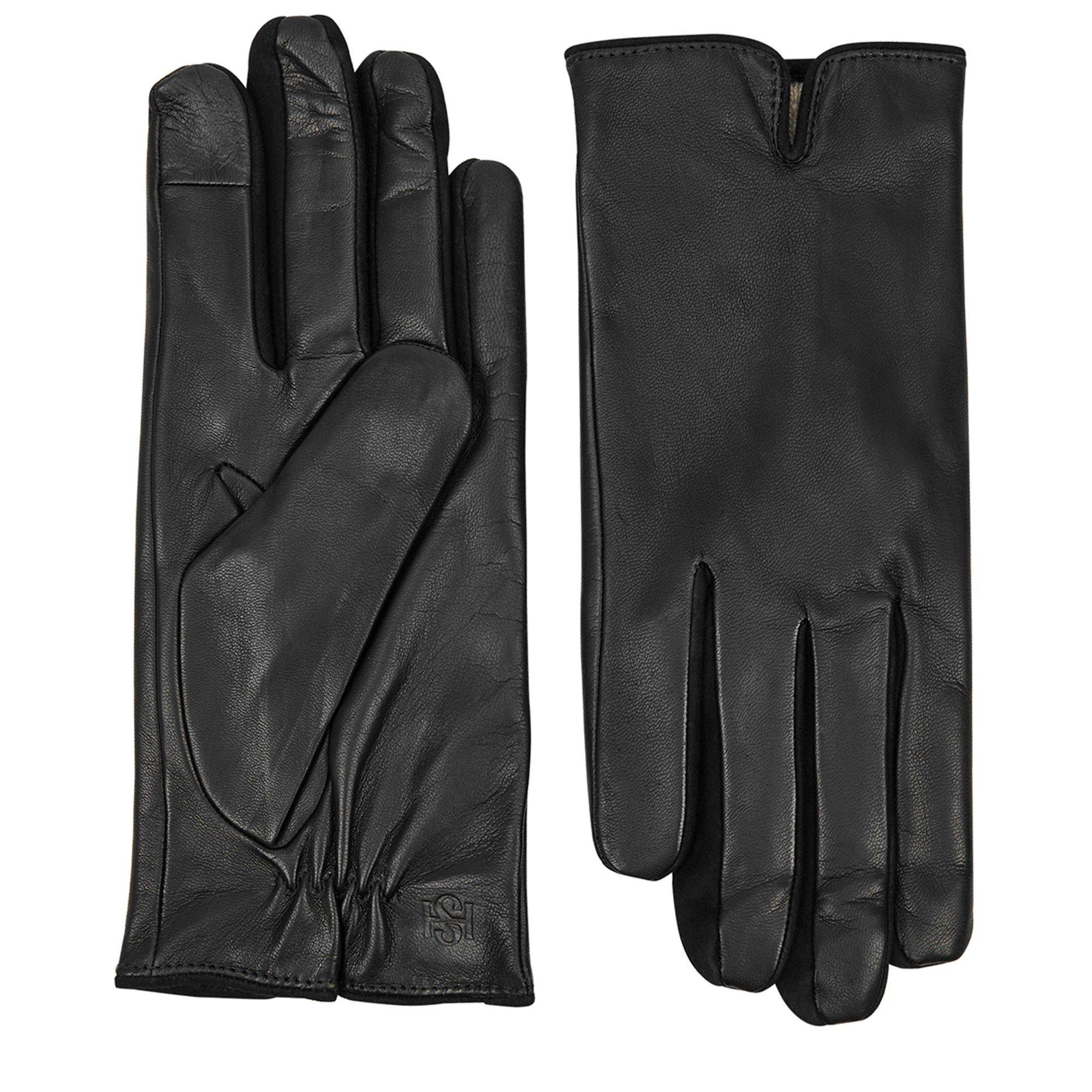 BLACK - Handsome Stockholm - HH ESSENTIALS BLACK  GLOVES - 1