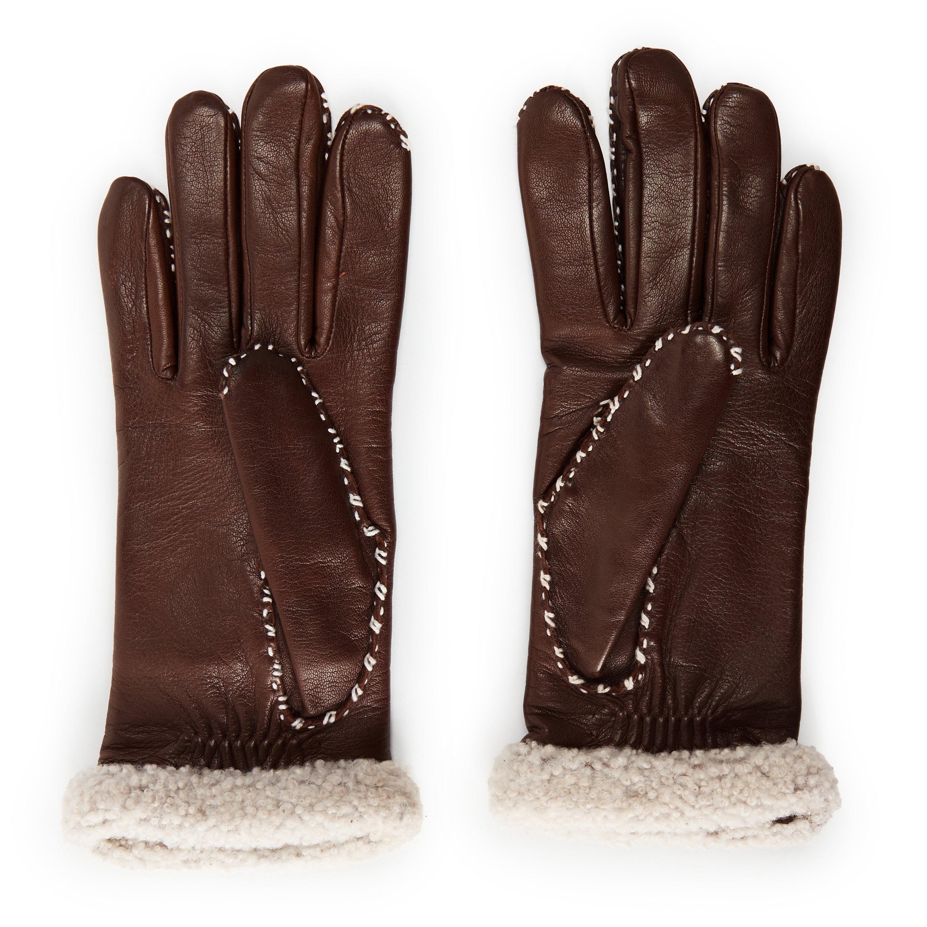 BROWN - Agnelle - MARIE LOUISE SHEARLING ST - 2