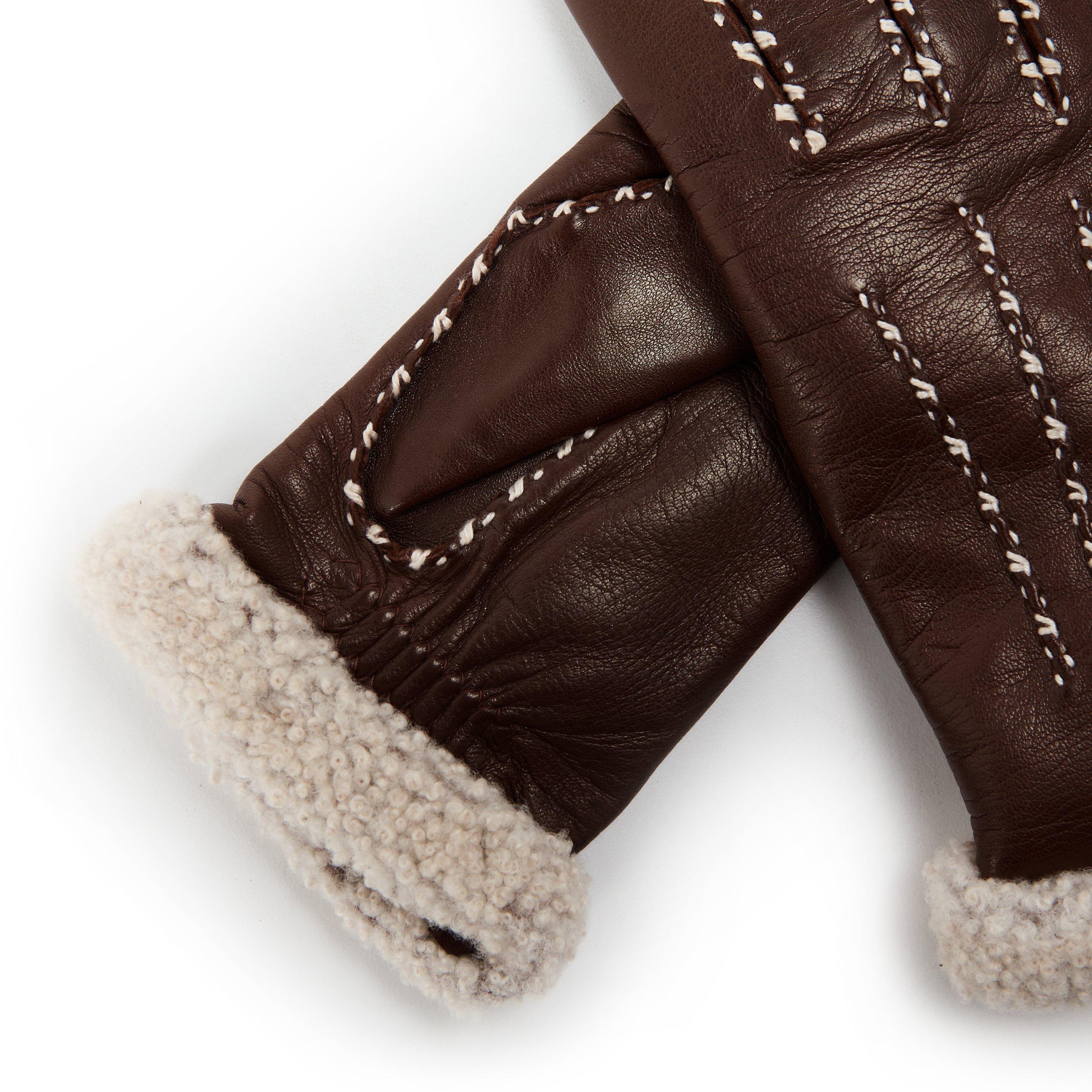 BROWN - Agnelle - MARIE LOUISE SHEARLING ST - 3