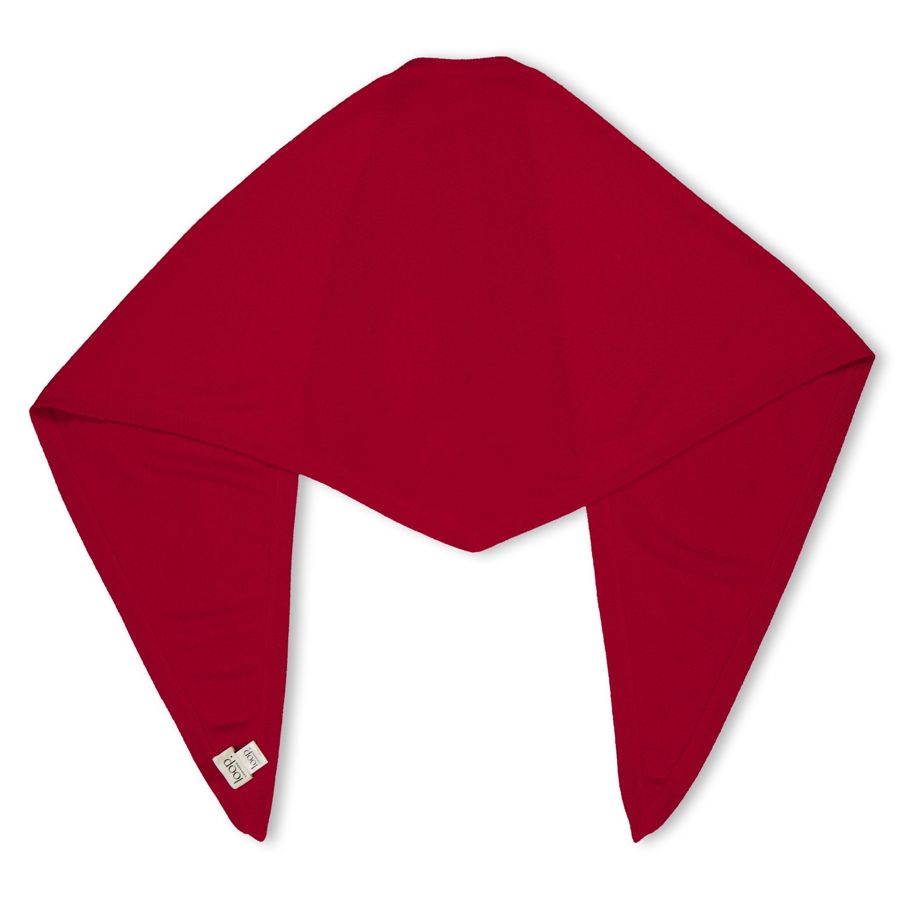RED - Loop Cashmere - CECELIA TRIANGLE CASHMERE - 2