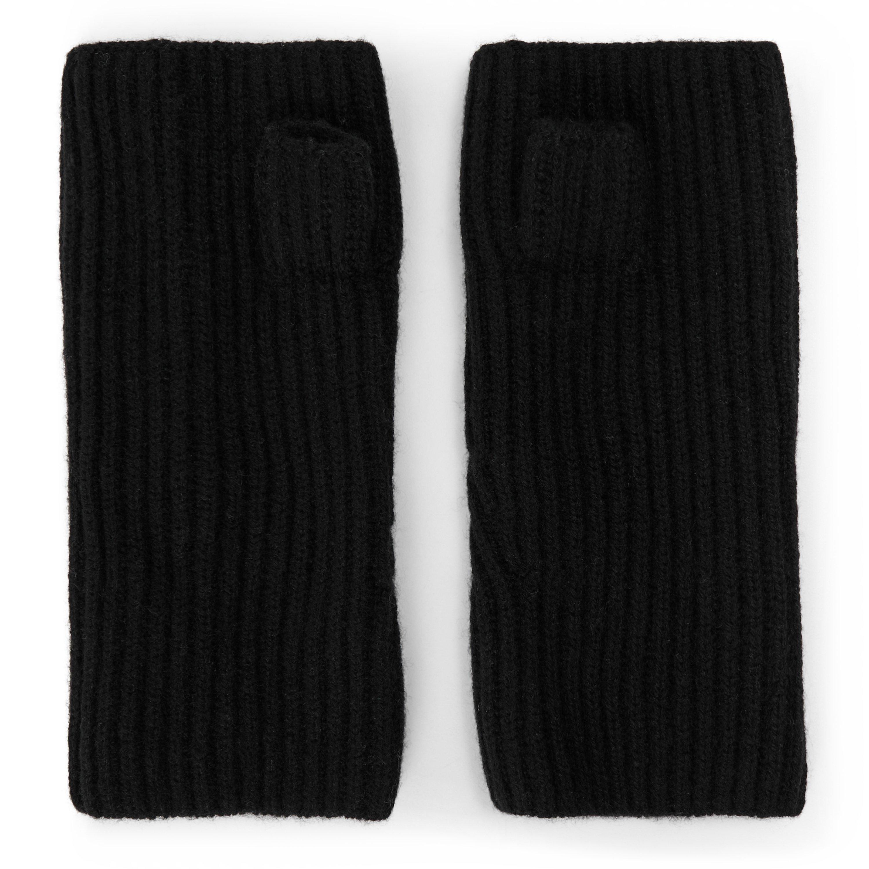 BLACK - Loop Cashmere - COCO CASHMERE MITTENS - 2