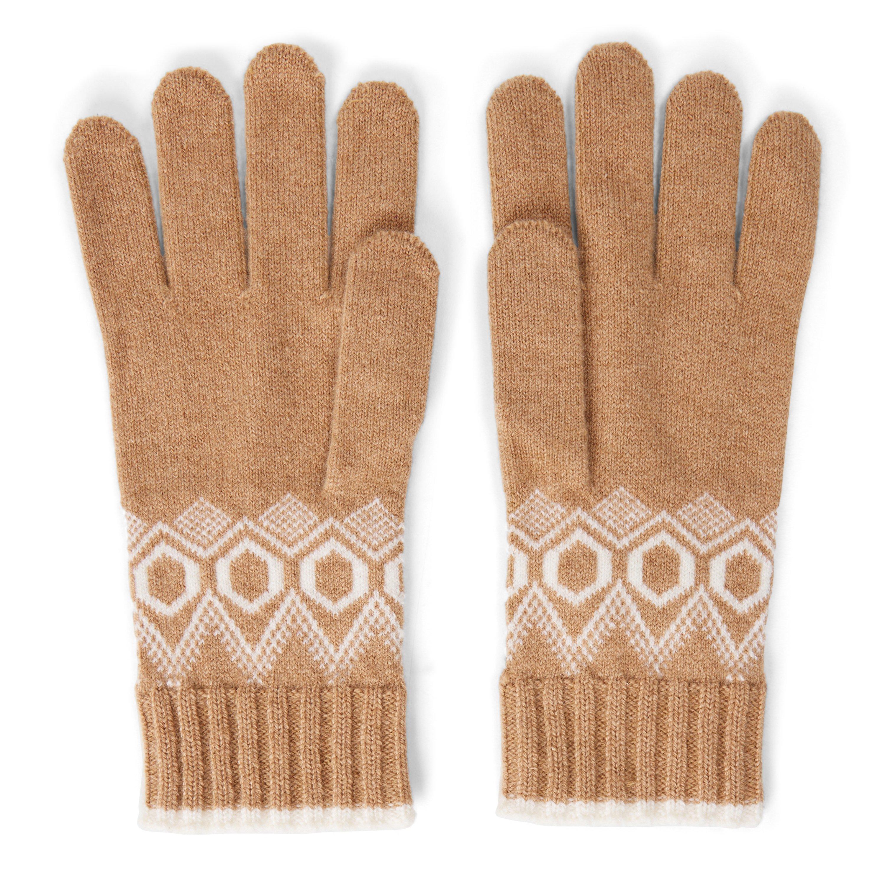 BEIGE AND OTHER - Loop Cashmere - FAIR ISLE CASHMERE GLOVES - 2