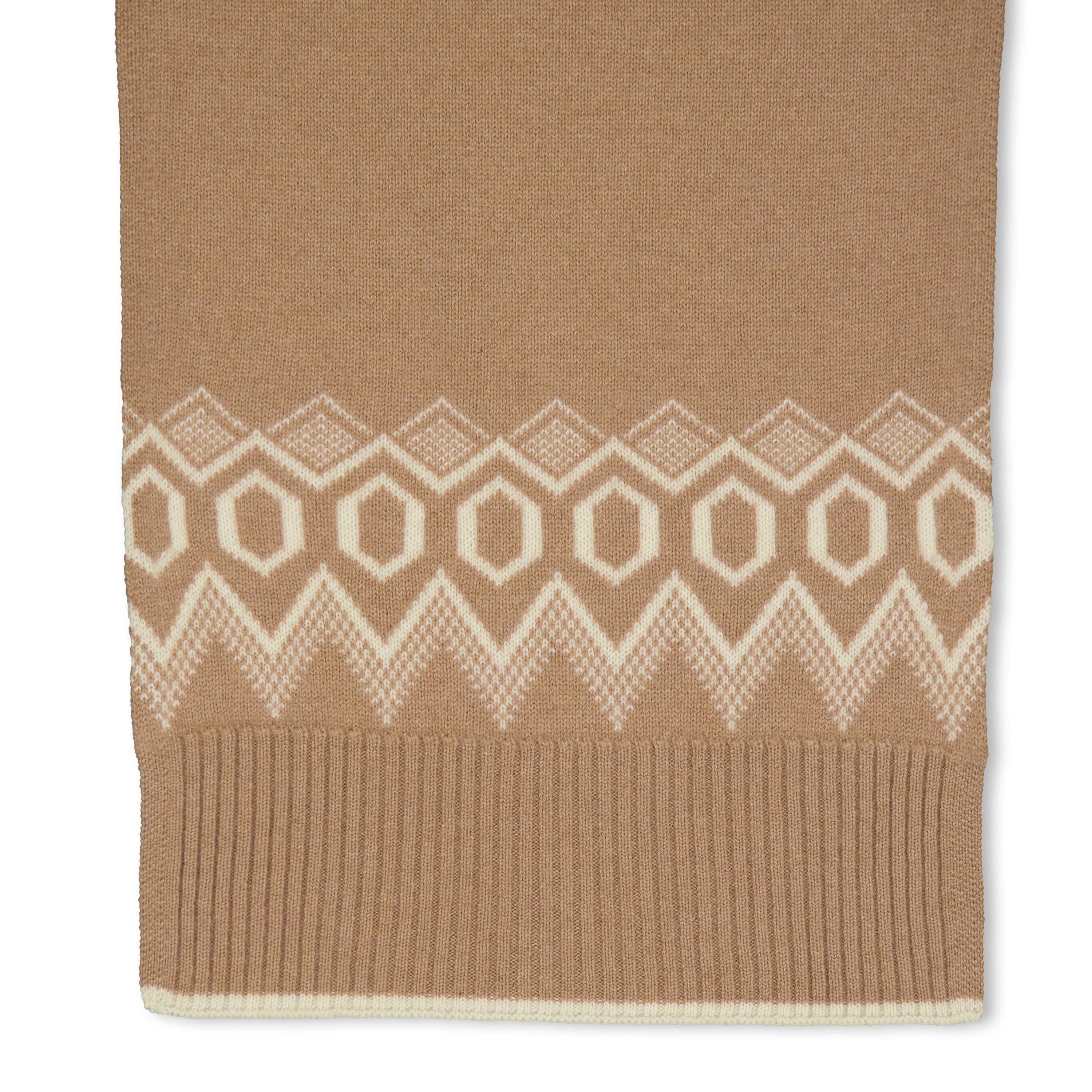 BEIGE AND OTHER - Loop Cashmere - FAIR ISLE CASHMERE SCARF - 2