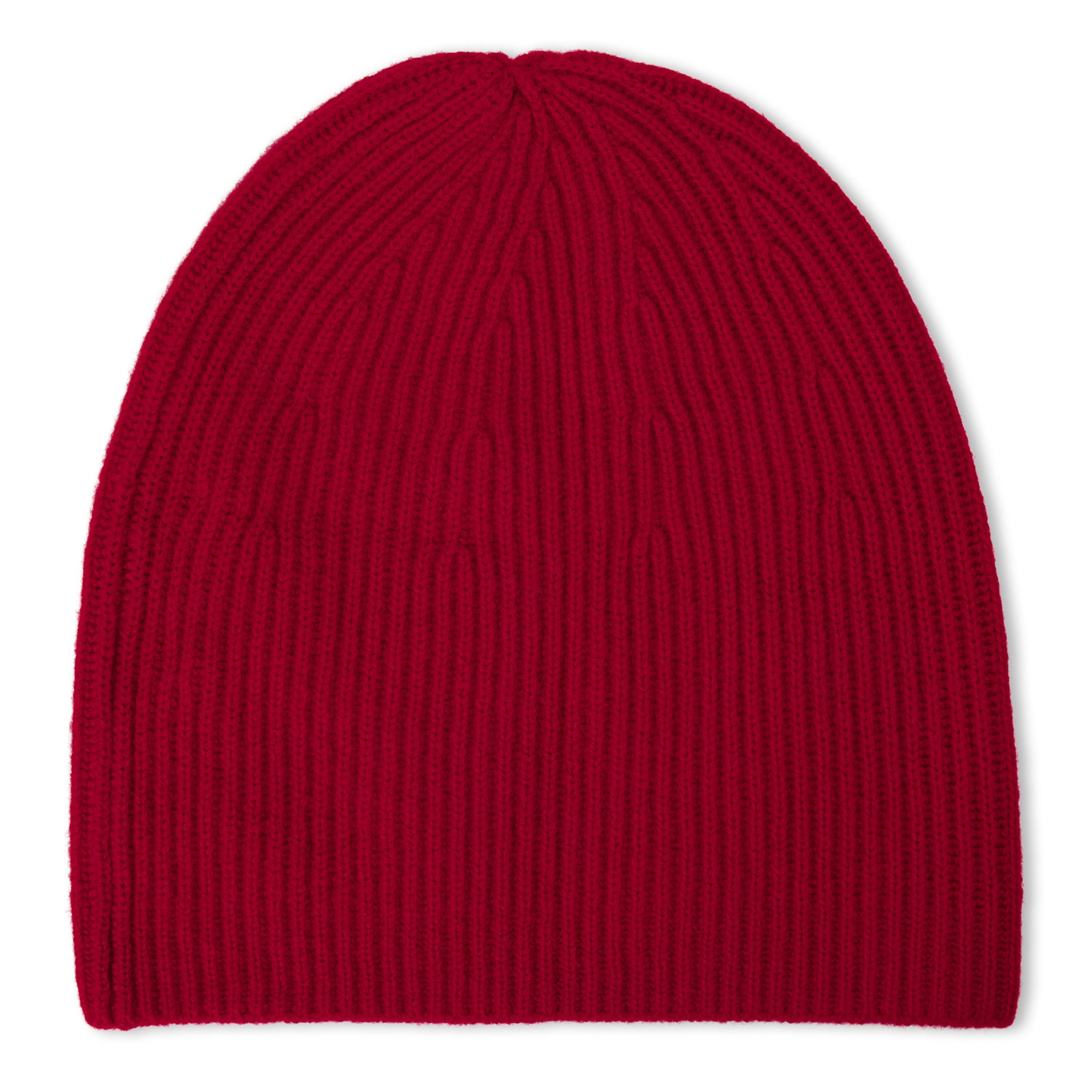 RED - Loop Cashmere - MIMI CASHMERE BEANIE - 1