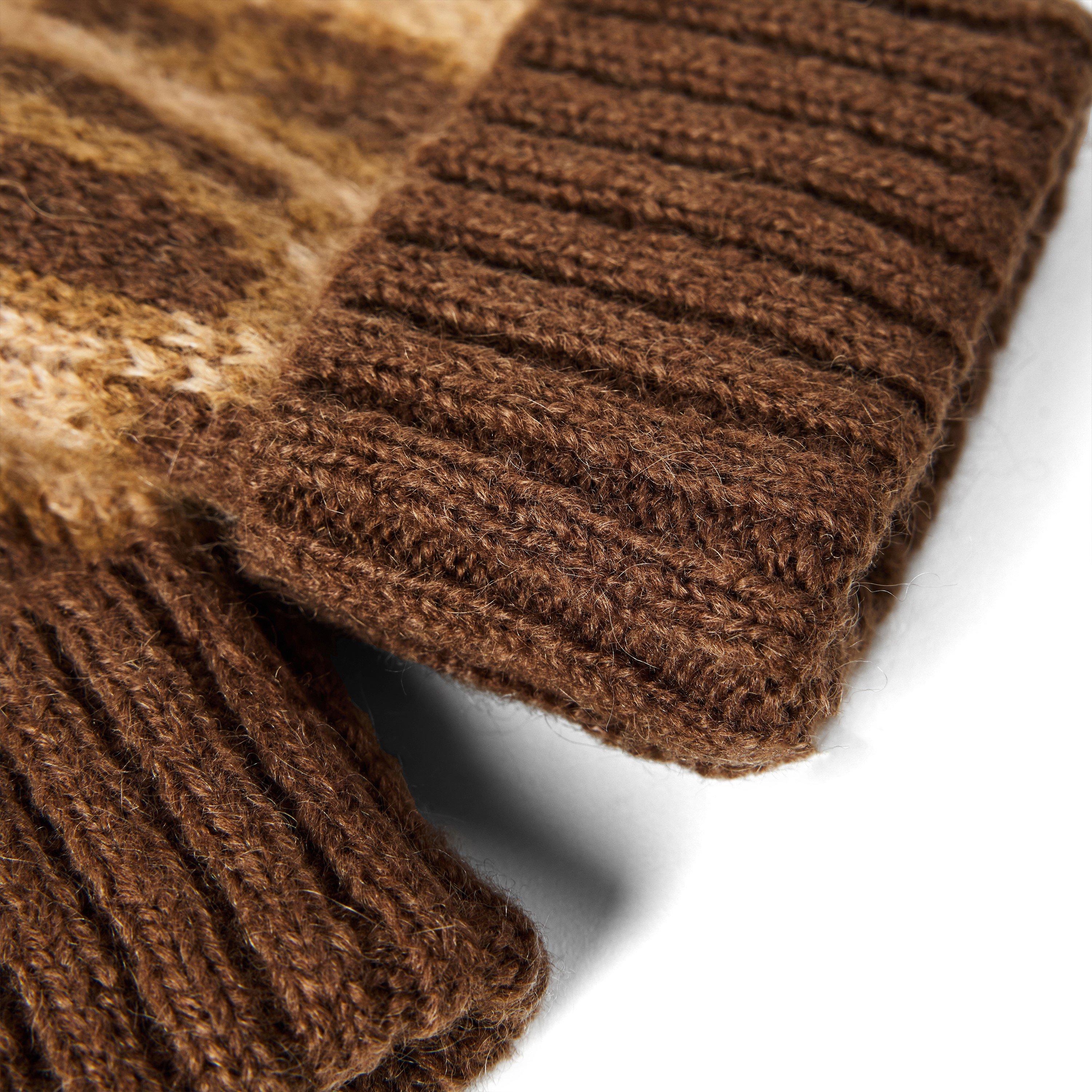 LEOPARD - Damson Madder - ACC FLUFFY LEOPARD MITTEN - 3