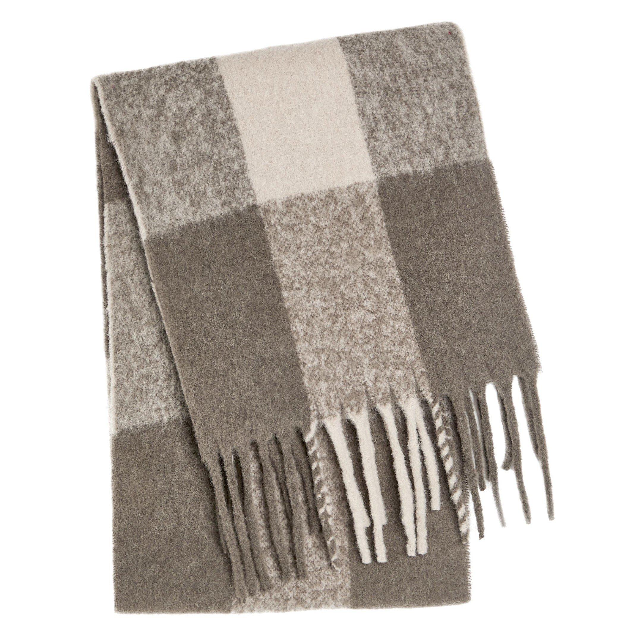 BROWN - Eileen Fisher - Women's Boucle Cloud Alpaca Wool Scarf