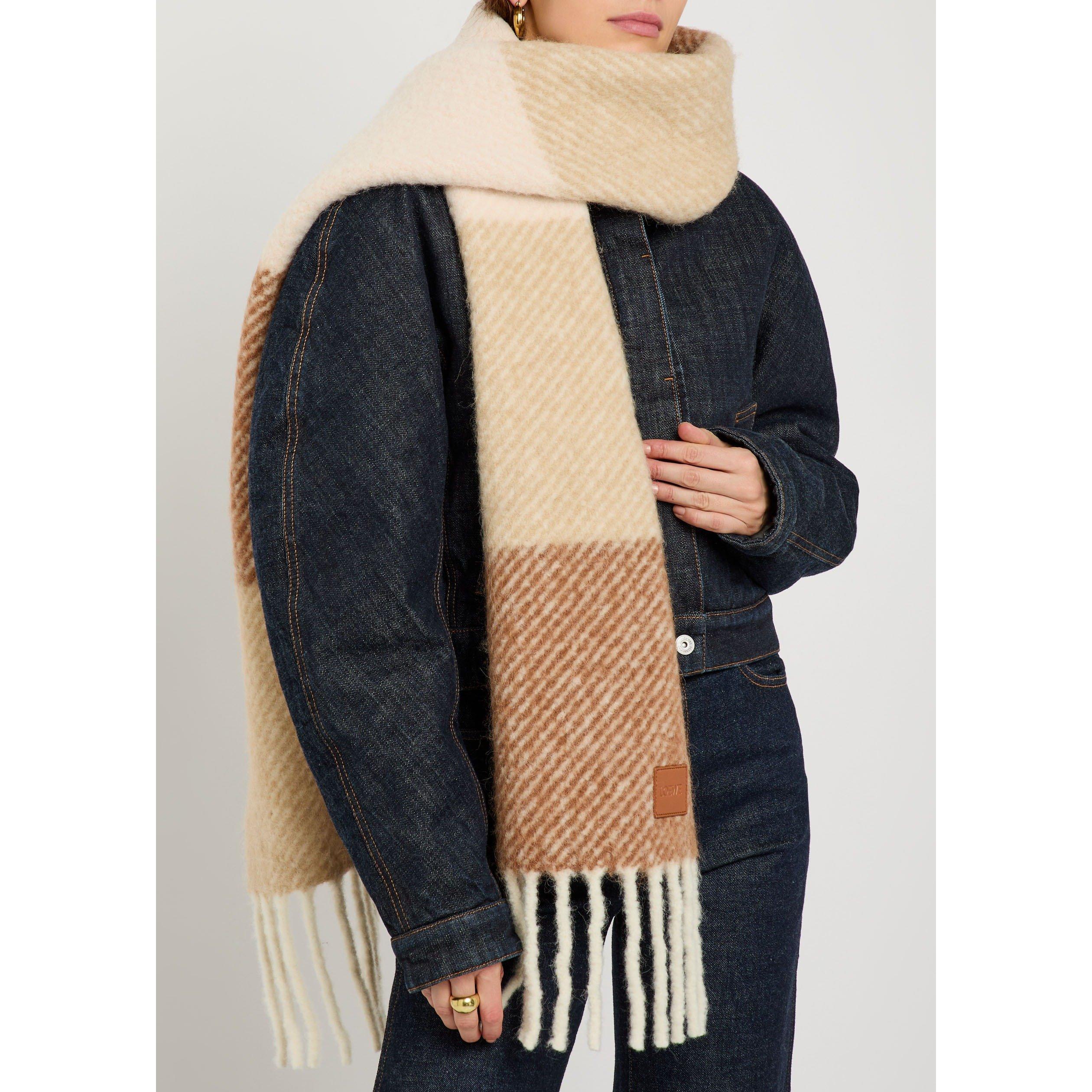 BEIGE AND OTHER - LOEWE - 39X165 LOEWE SCARF - 2