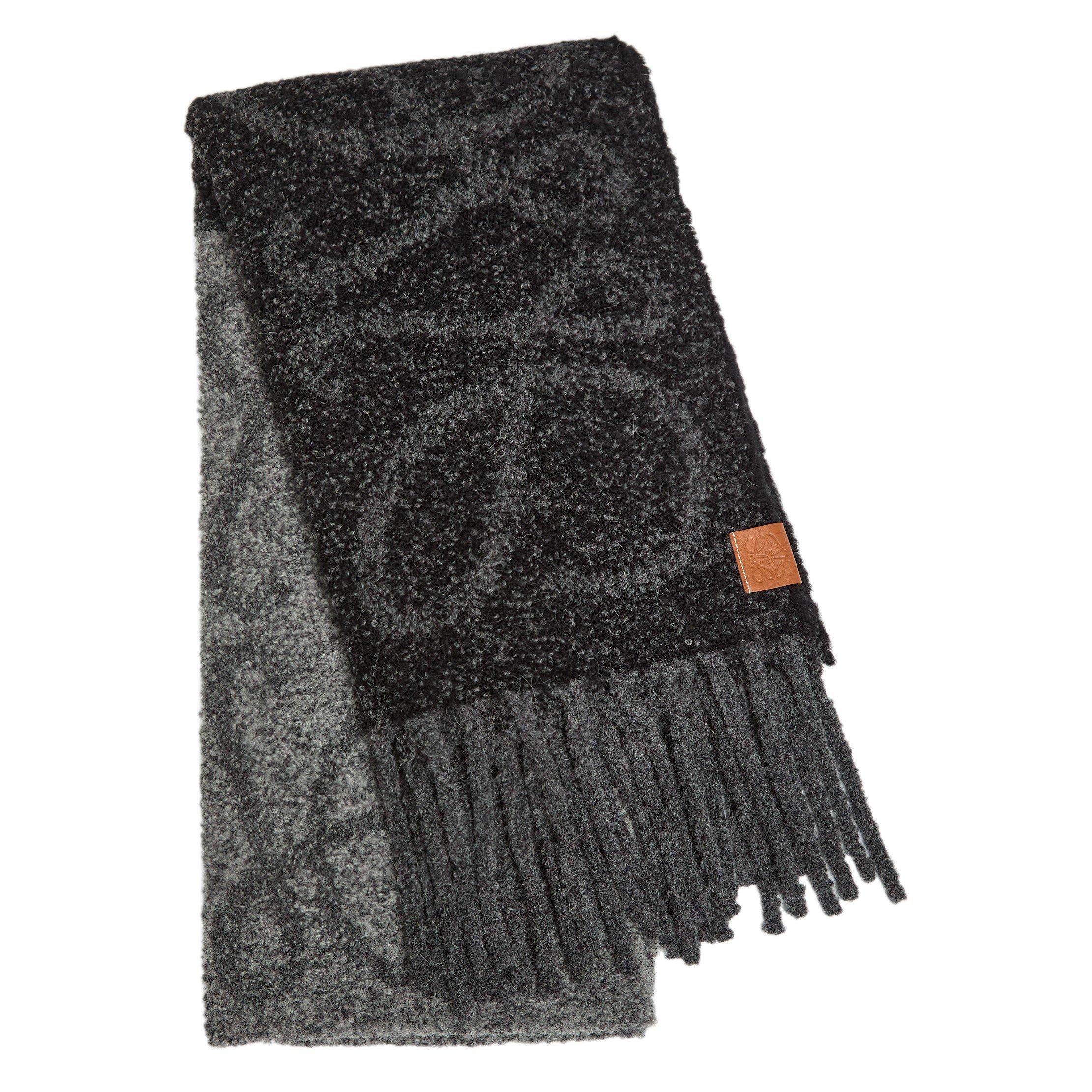 GREY - Loewe - 47X182 ANAGRAM SCARF