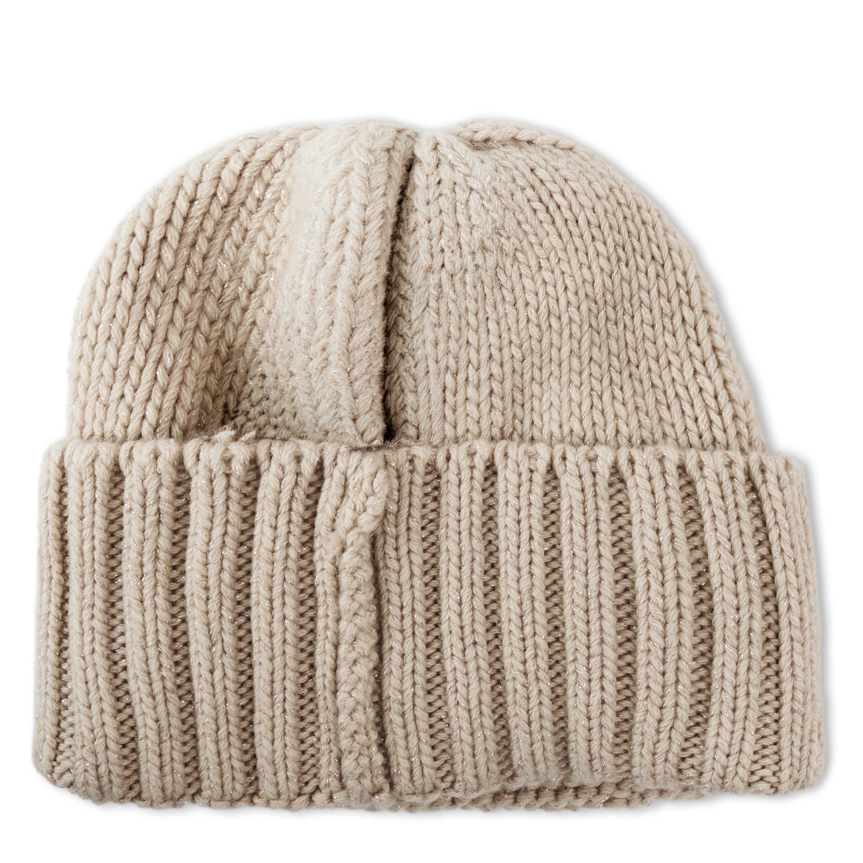 WHITE - Unknown - CASHMERE LUREX BEANIE - 2