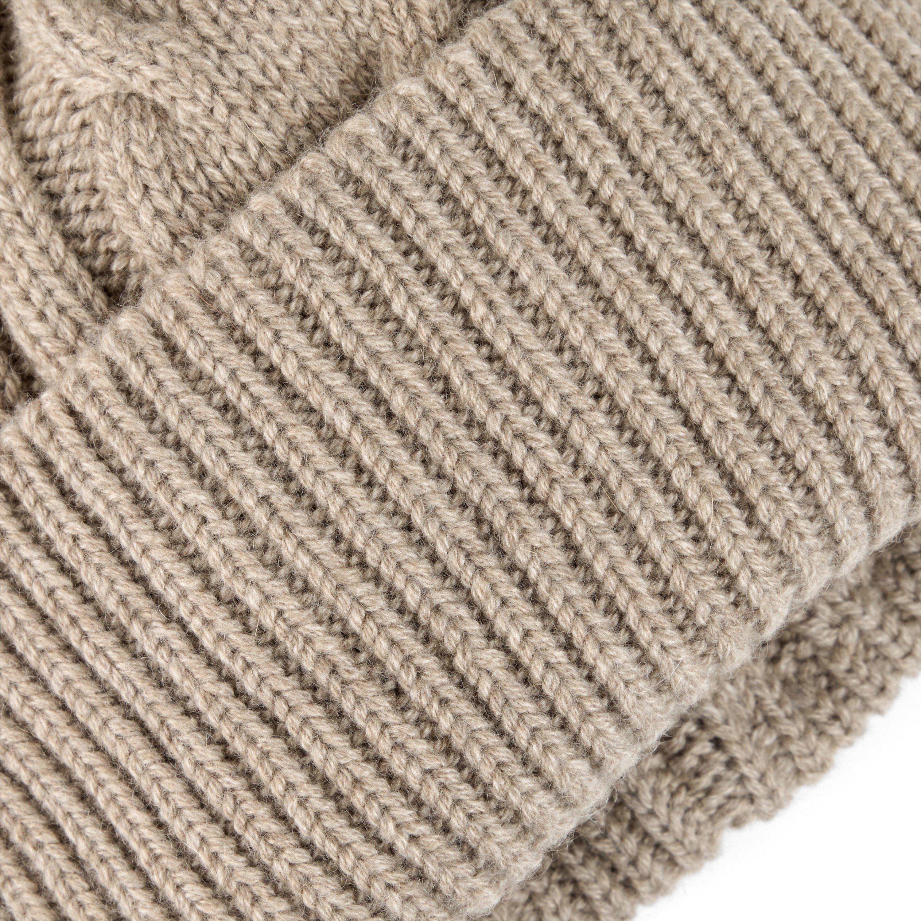 TAUPE - Unknown - CABLE STITCH CASHMERE BEA - 3