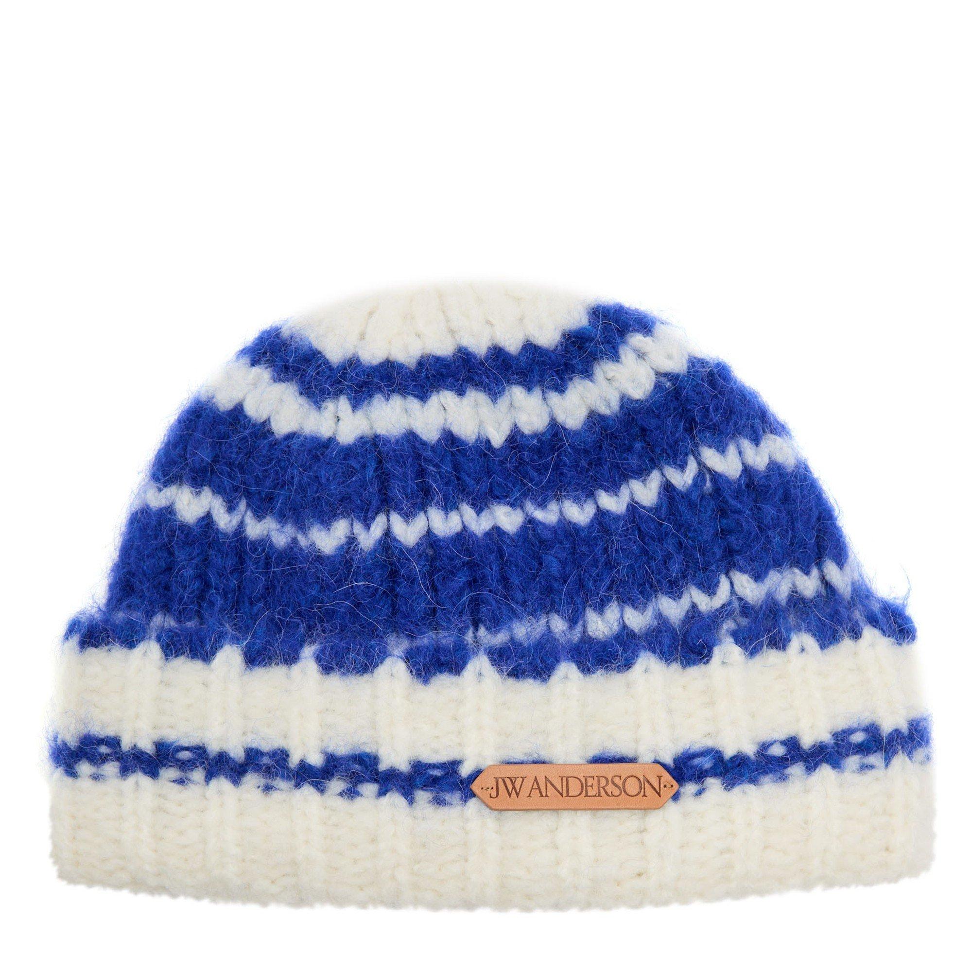 BLUE - JW Anderson - STRIPE BEANIE