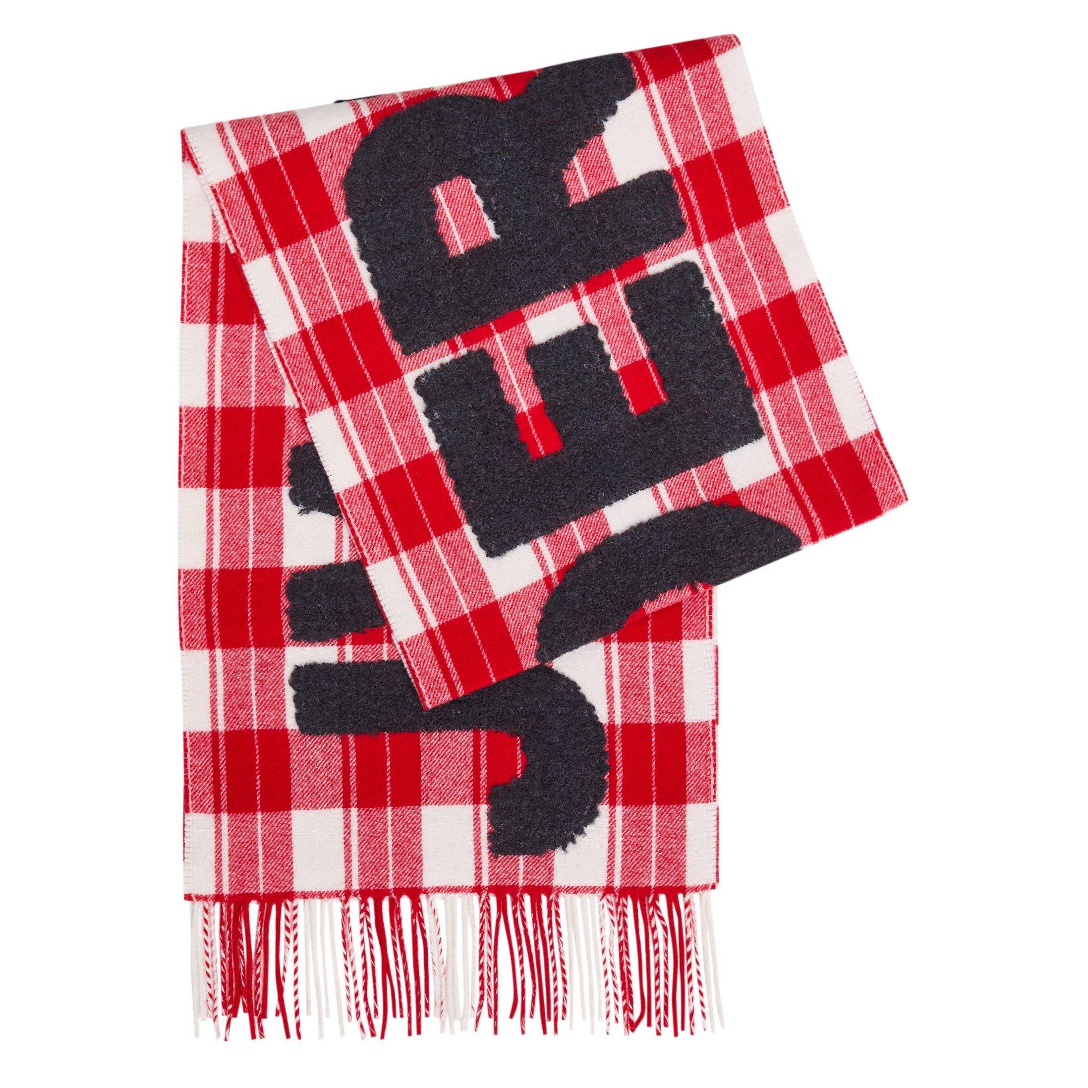 RED AND OTHER - JW Anderson - LOGO SCARF
