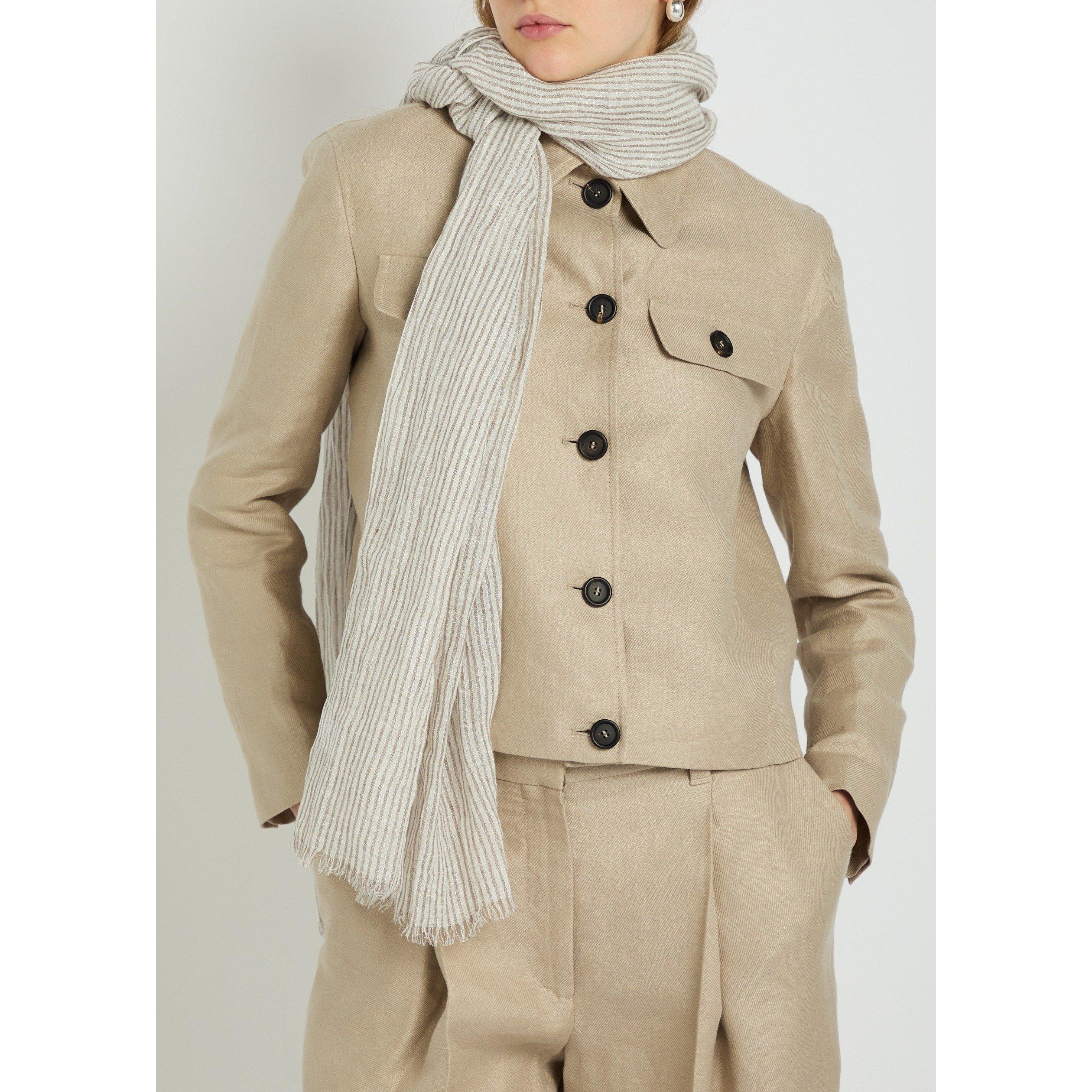 BEIGE AND OTHER - Brunello Cucinelli - SCARF - 3