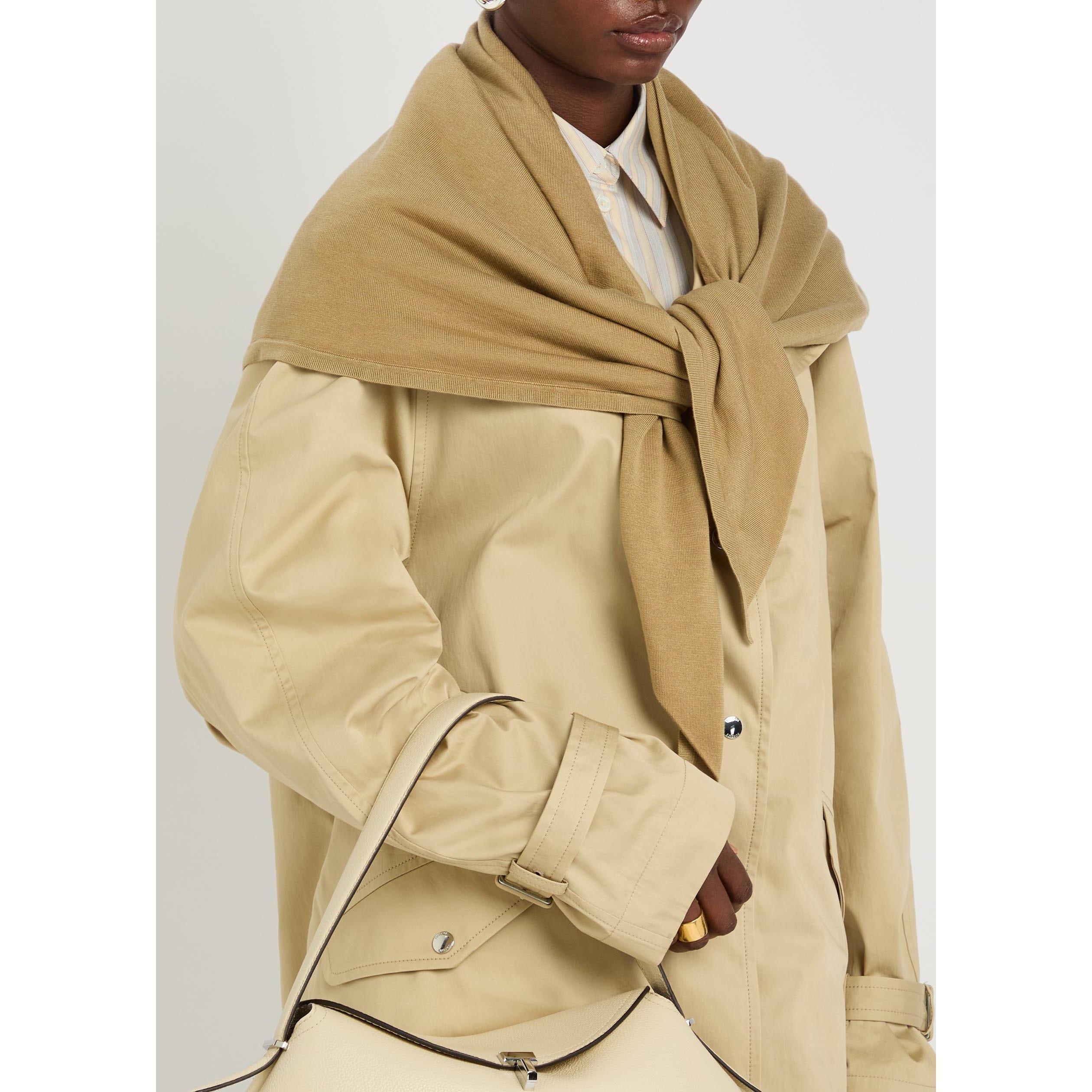 SAND - Toteme - Large square scarf - 2