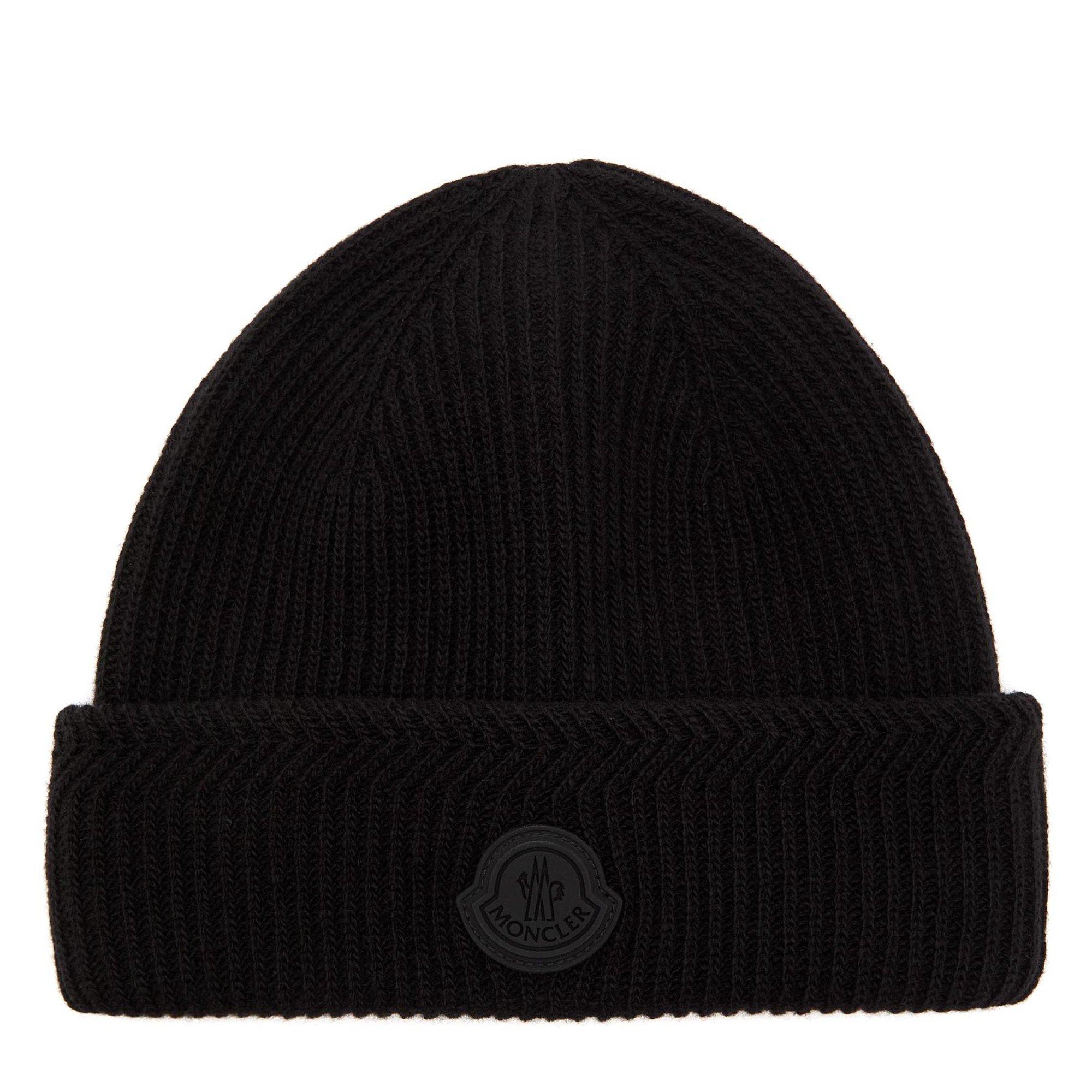 BLACK - Moncler - MON BEANIE