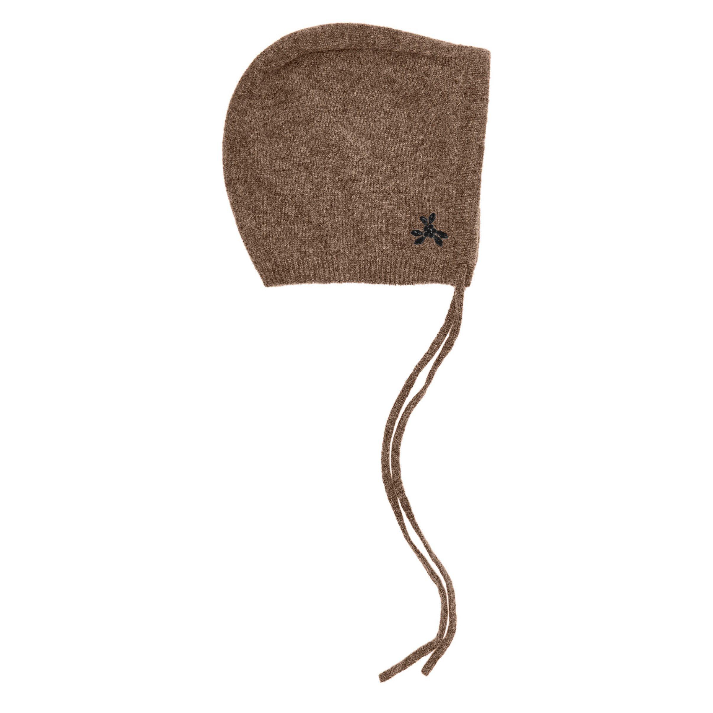 BLACK - Simone Rocha - CASHMERE BONNET W/ EMB