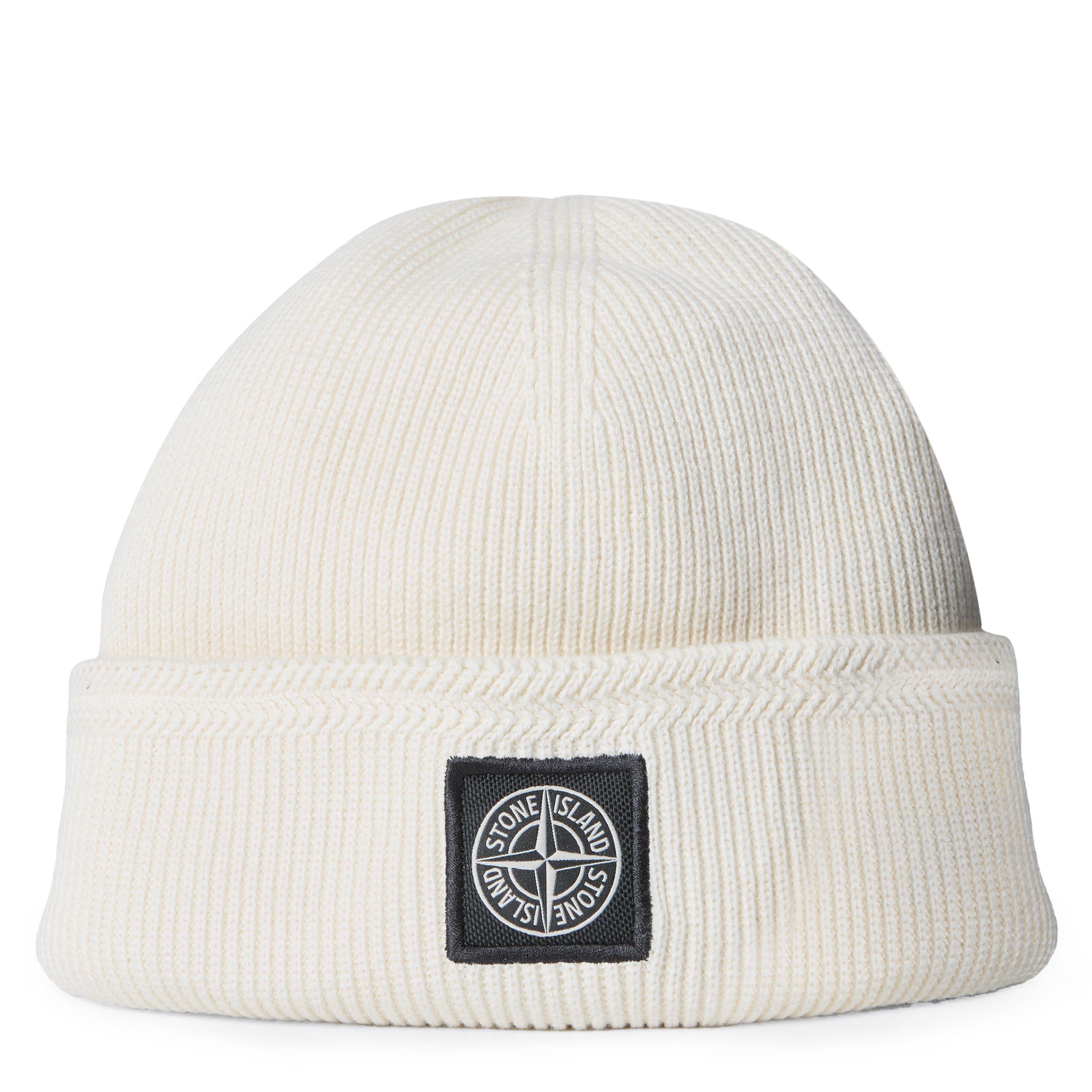 IVORY - Stone Island - SI COMPASS BEANIE - 1