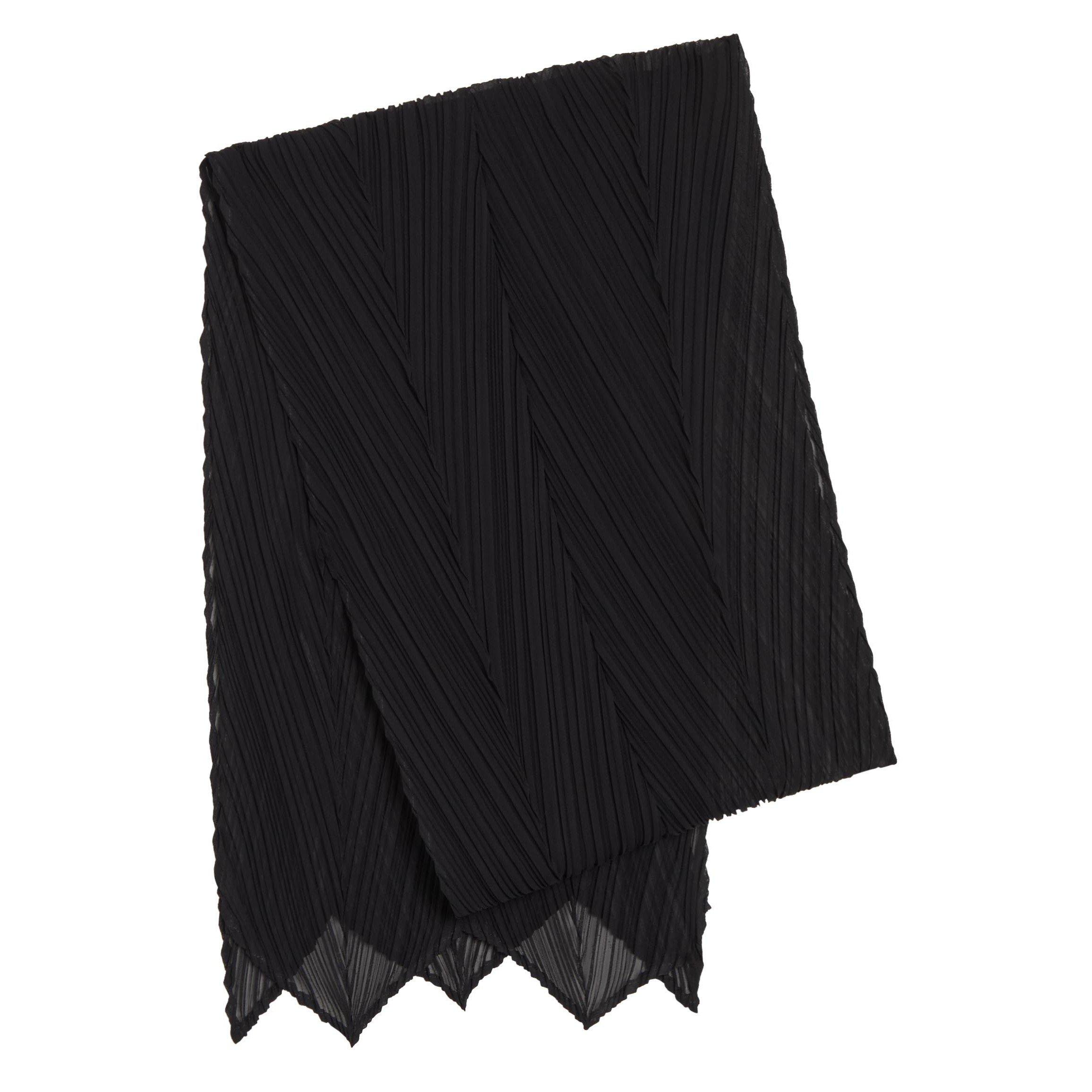 BLACK - Issey Miyake - SKINNY SCARF