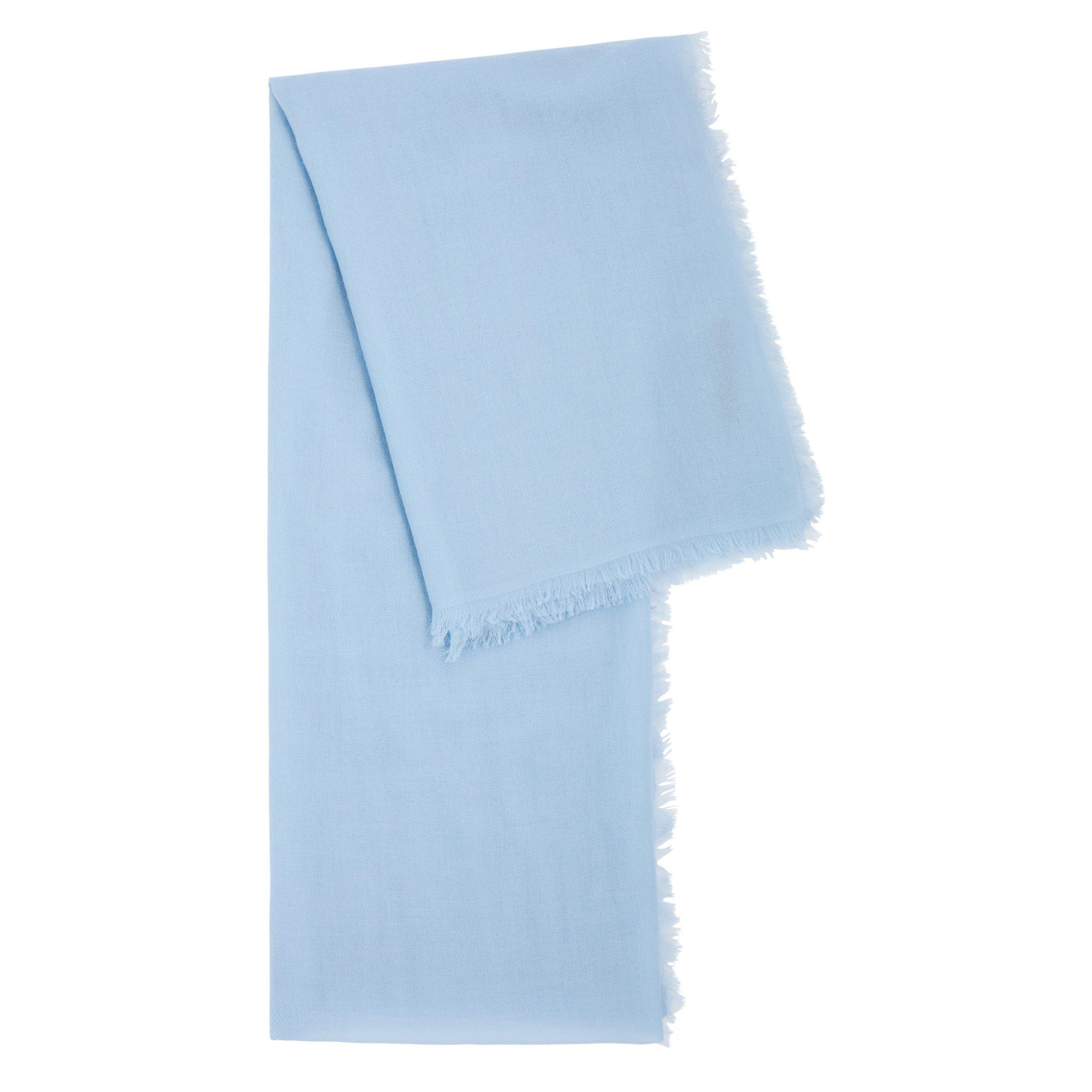 BLUE - Ama Pure - SOLID CASHMERE SCARF