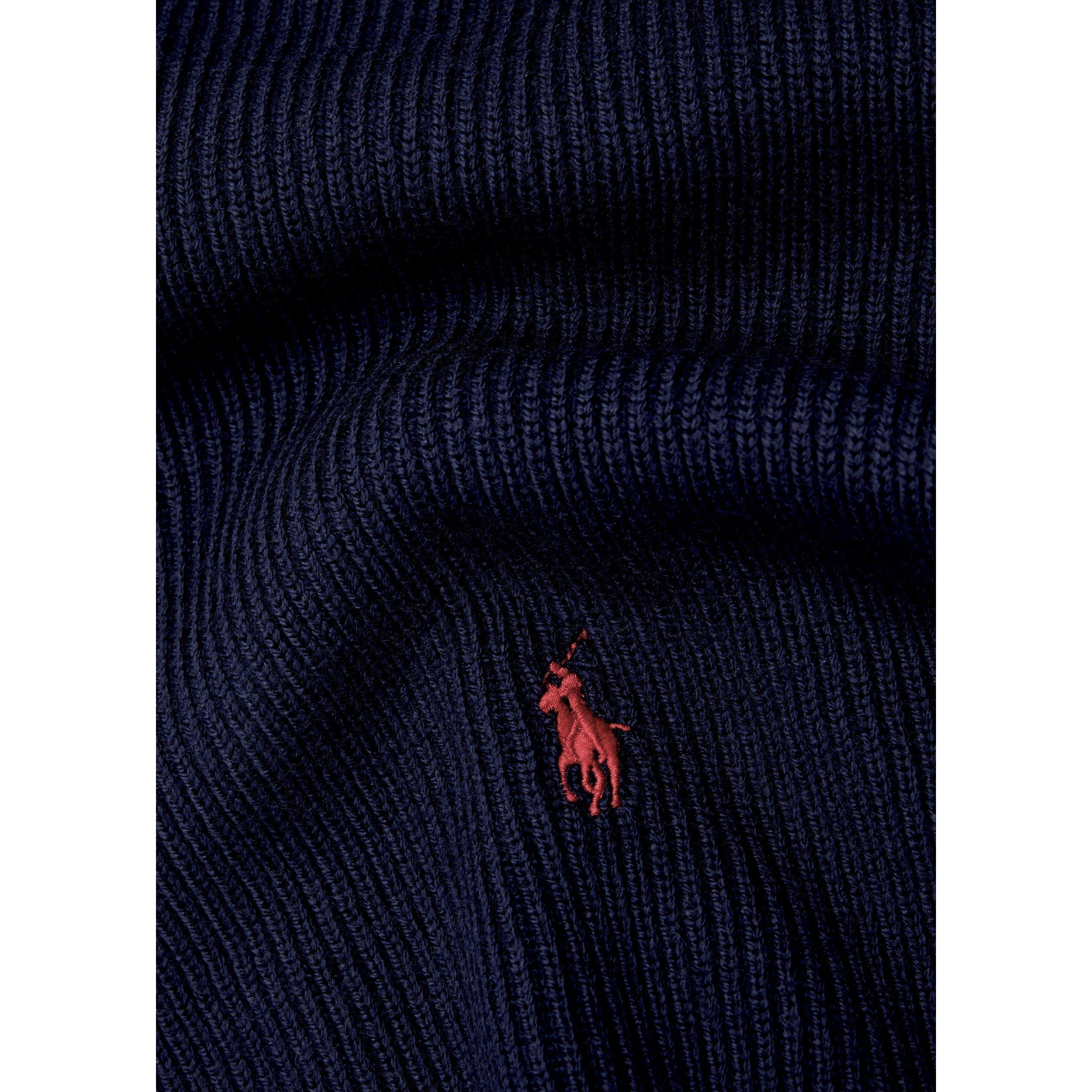 NAVY - Polo Ralph Lauren - PRL SIGNITURE PONY WOOL SCARF - 2