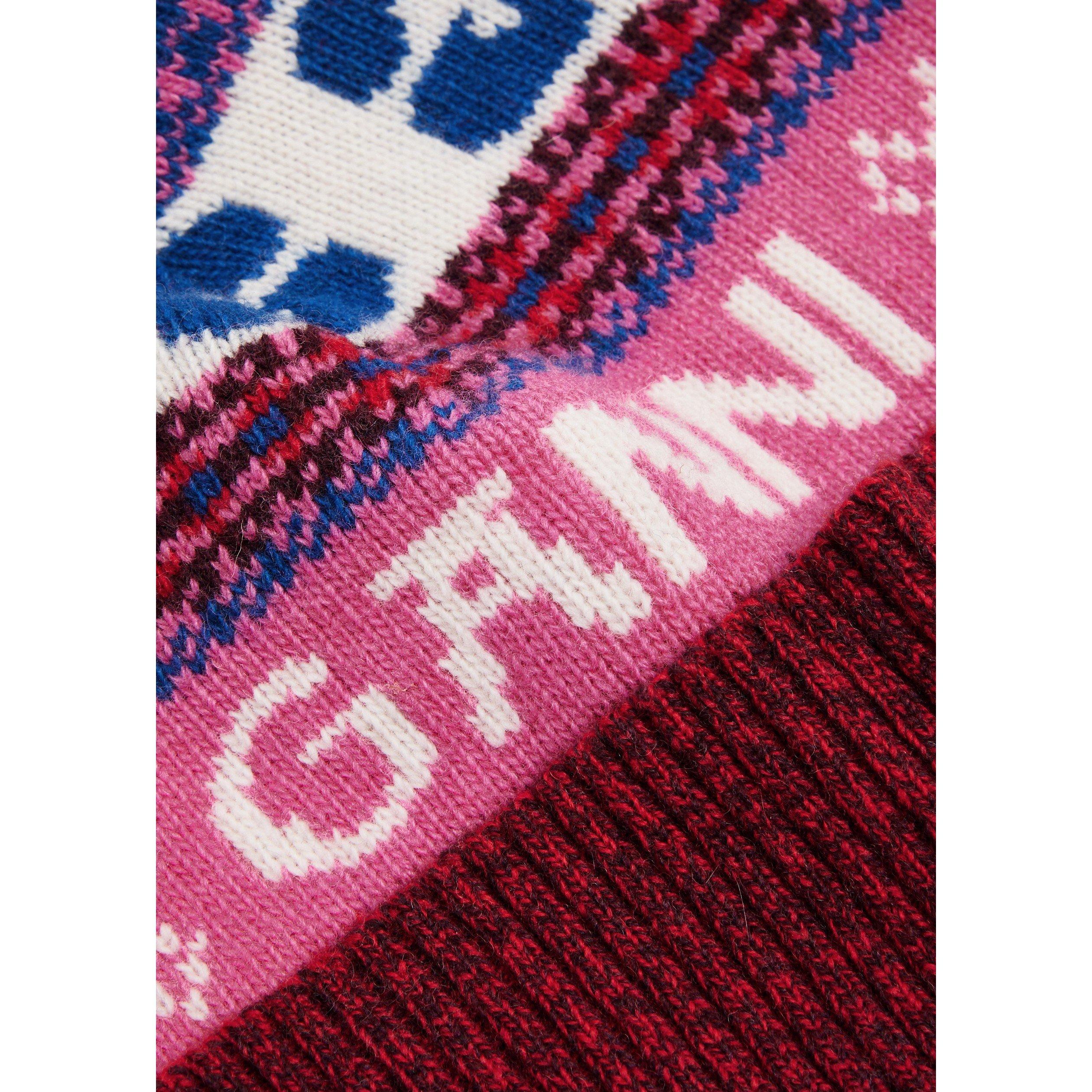 MULTICOLOURED - Ganni - ACC Graphic Wool Beanie - 2