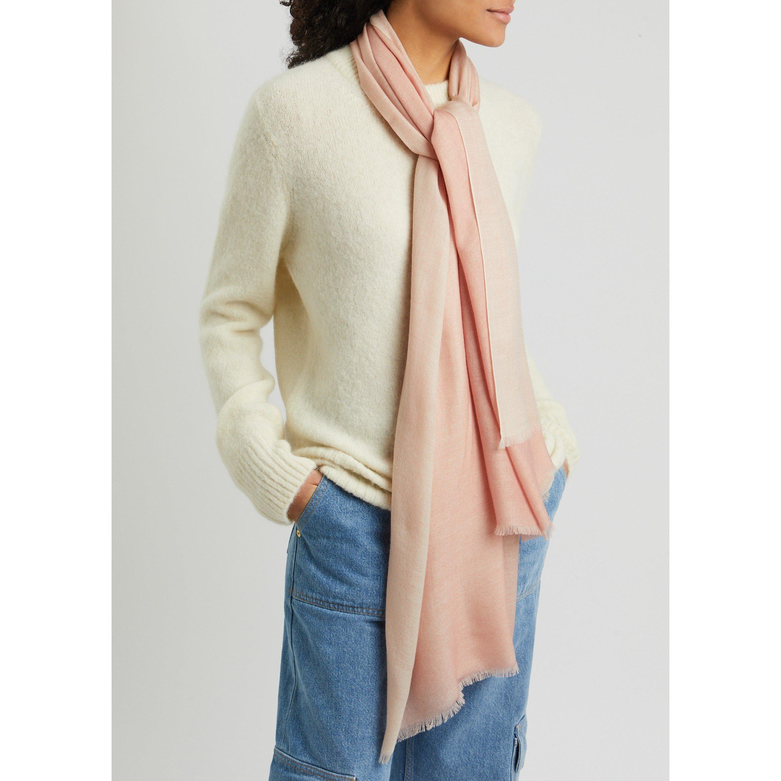 PINK AND WHITE - Ama Pure - DOUBLE FACE STOLA09 - 3