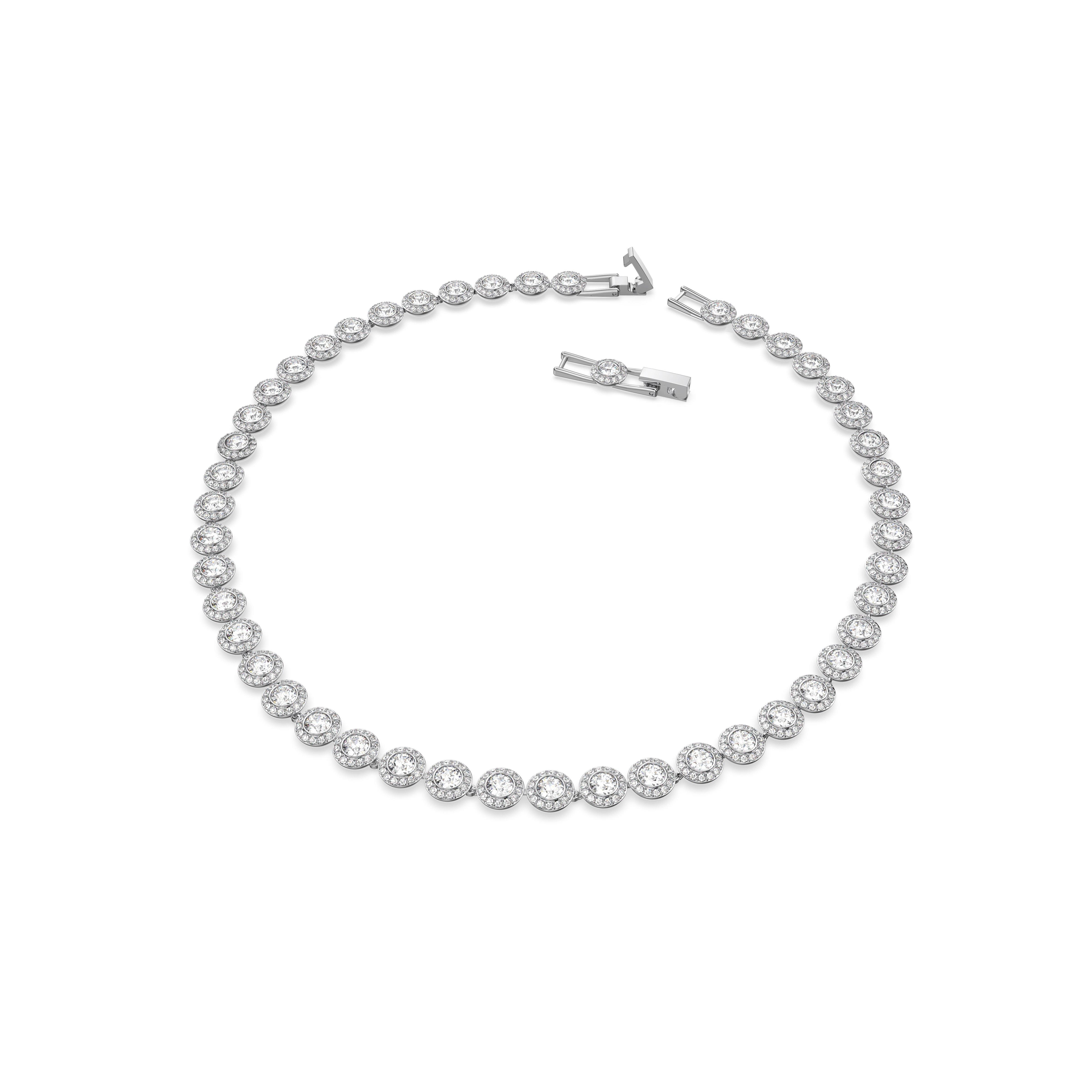Crystal - Swarovski - Women's Angelica Tennis Choker Necklace - 2